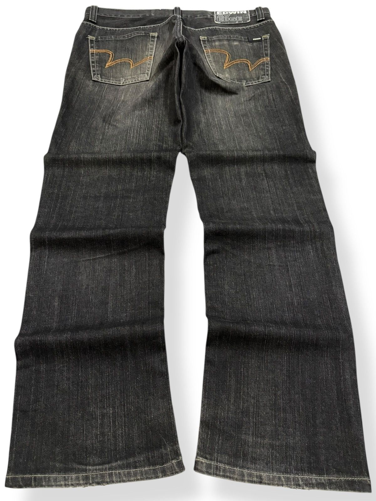 Edwin Vintage Edwin XV Edge Black Faded Distressed Jeans Size US 34 / EU 50 - 2 Thumbnail