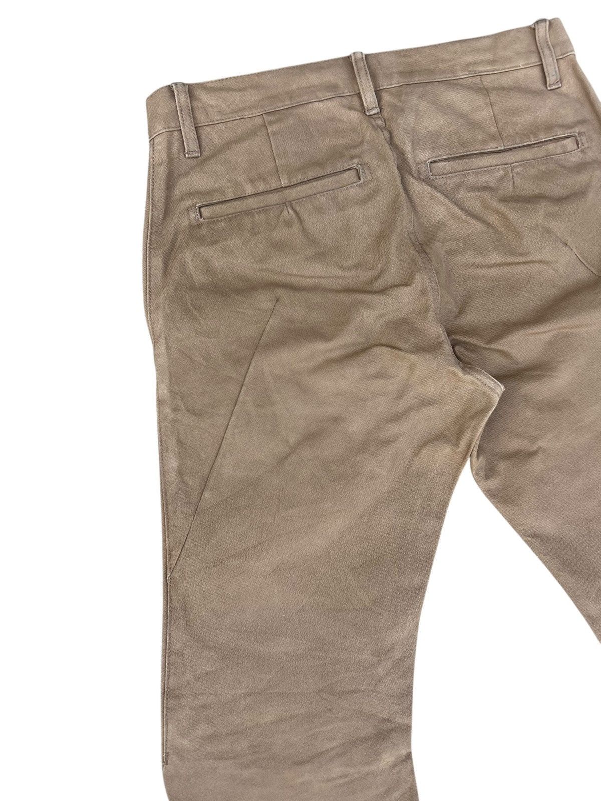 Kazuyuki Kumagai Attachment Attachment Japan Patina Waxed Cotton Duck Flare Cargo Pant Size US 29 - 15 Thumbnail