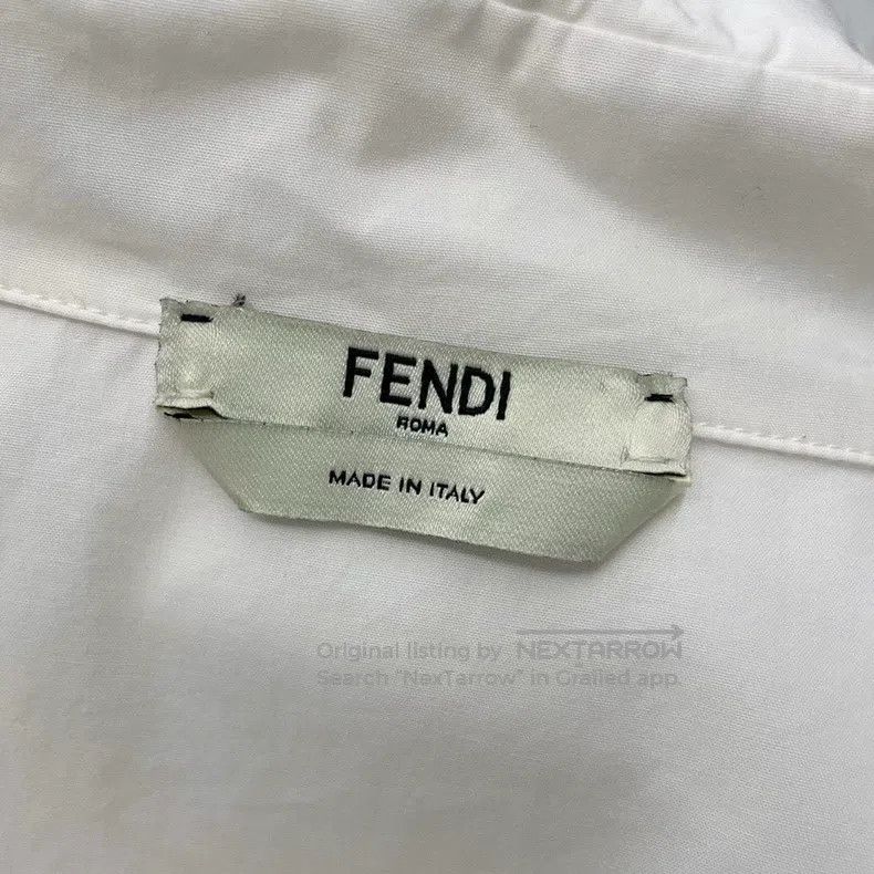 Fendi Fendi White Shirt Dress Size 4XL / US 24-26 - 5 Thumbnail