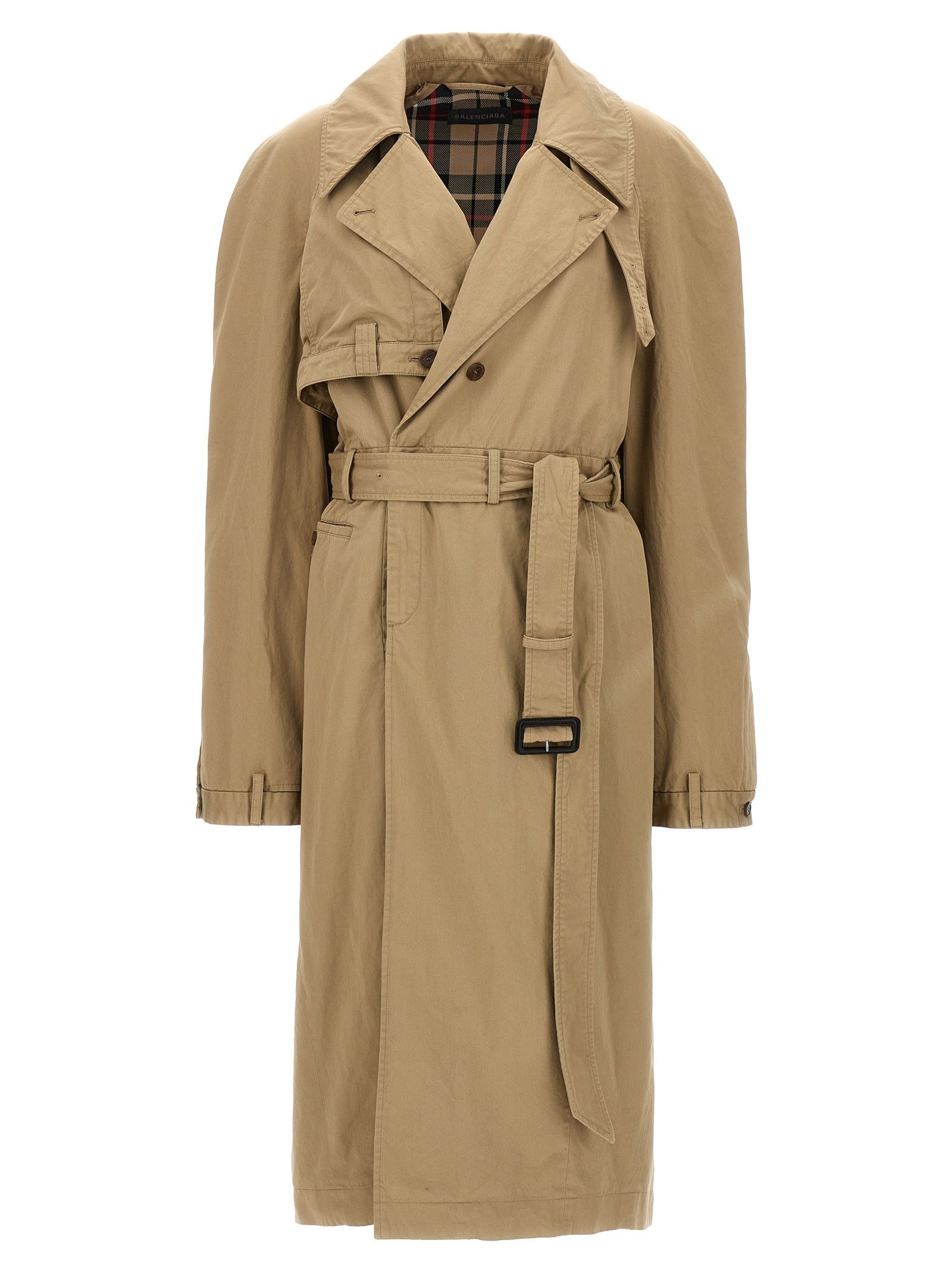 Balenciaga 'Deconstructed' Trench Coat Size XS / US 0-2 / IT 36-38 - 1 Thumbnail