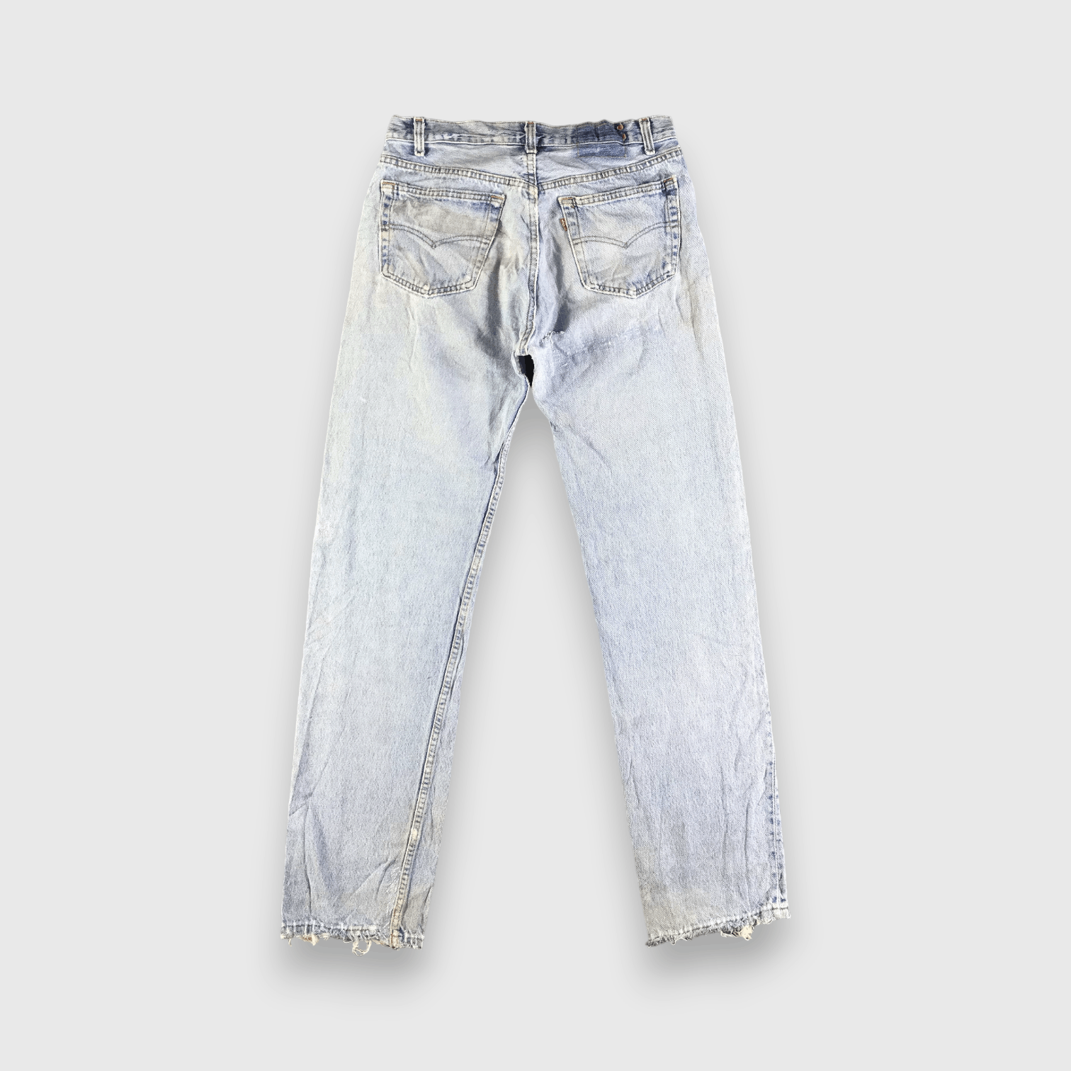 Levi's 90s Vintage Light Wash Levis 501 Jeans-J3918 Size US 30 / EU 46 - 2 Thumbnail