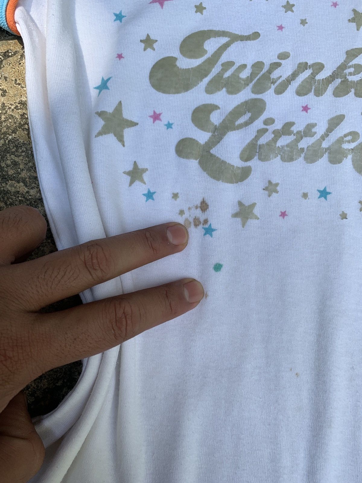 Angel Blue y2k Daisy Lovers Japan "Twinkle Little Star" Graphic Top Size S / US 4 / IT 40 - 6 Thumbnail