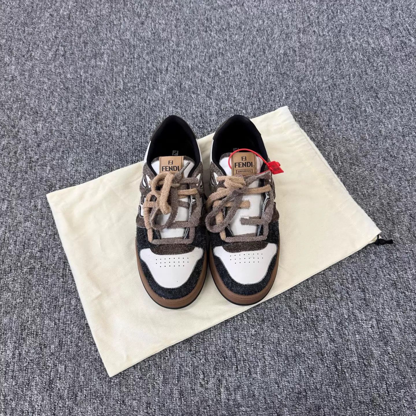 Fendi Fendi Match Suede/Calfskin Slip-On Low-Top Sneaker 41 99New Size US 7 / EU 40 - 3 Thumbnail