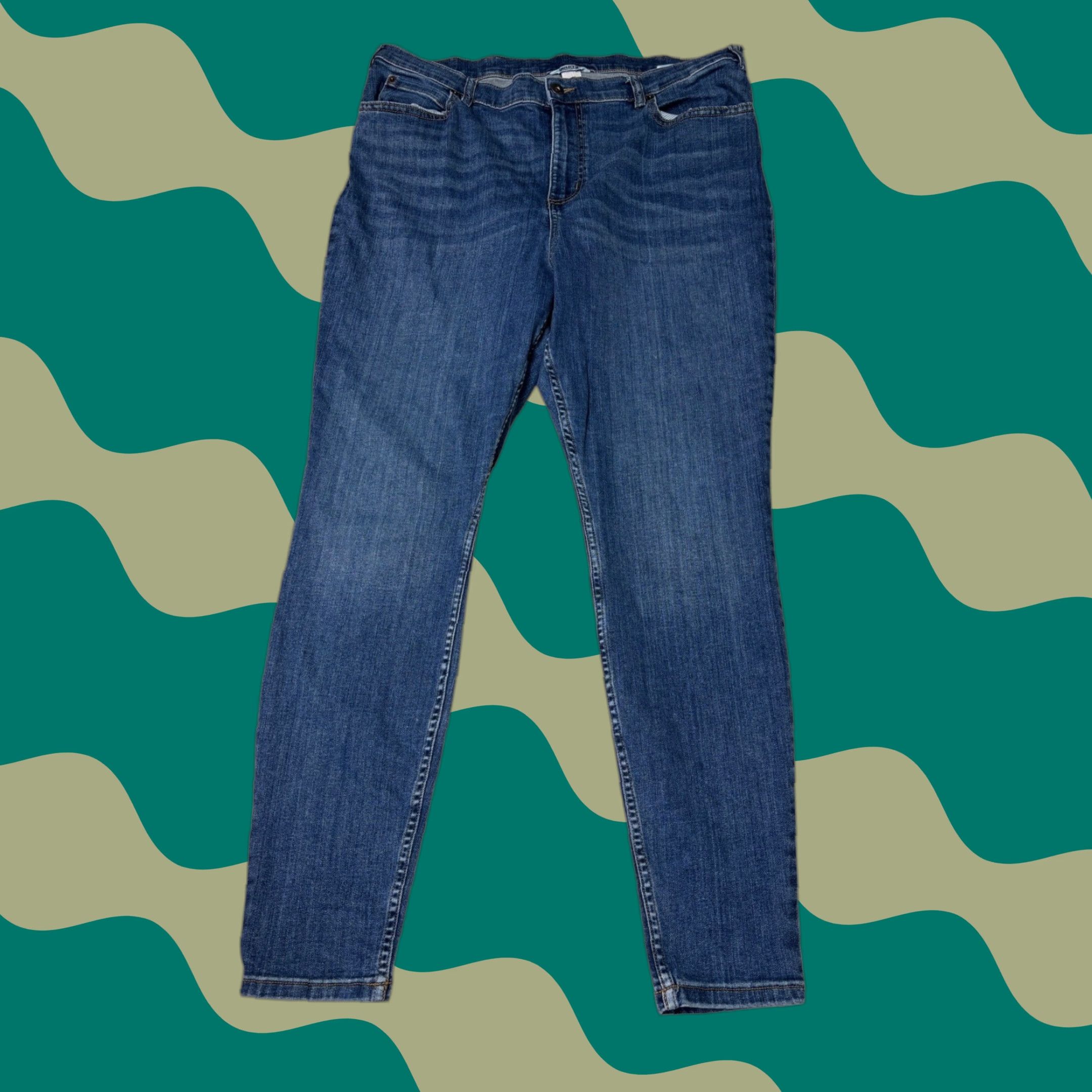 Duluth Trading Company Duluth Trading Co Jeans Bootcut Blue Denim Stretch 18 Regular 36x29 Women Size 40" / US 18 - 1 Thumbnail