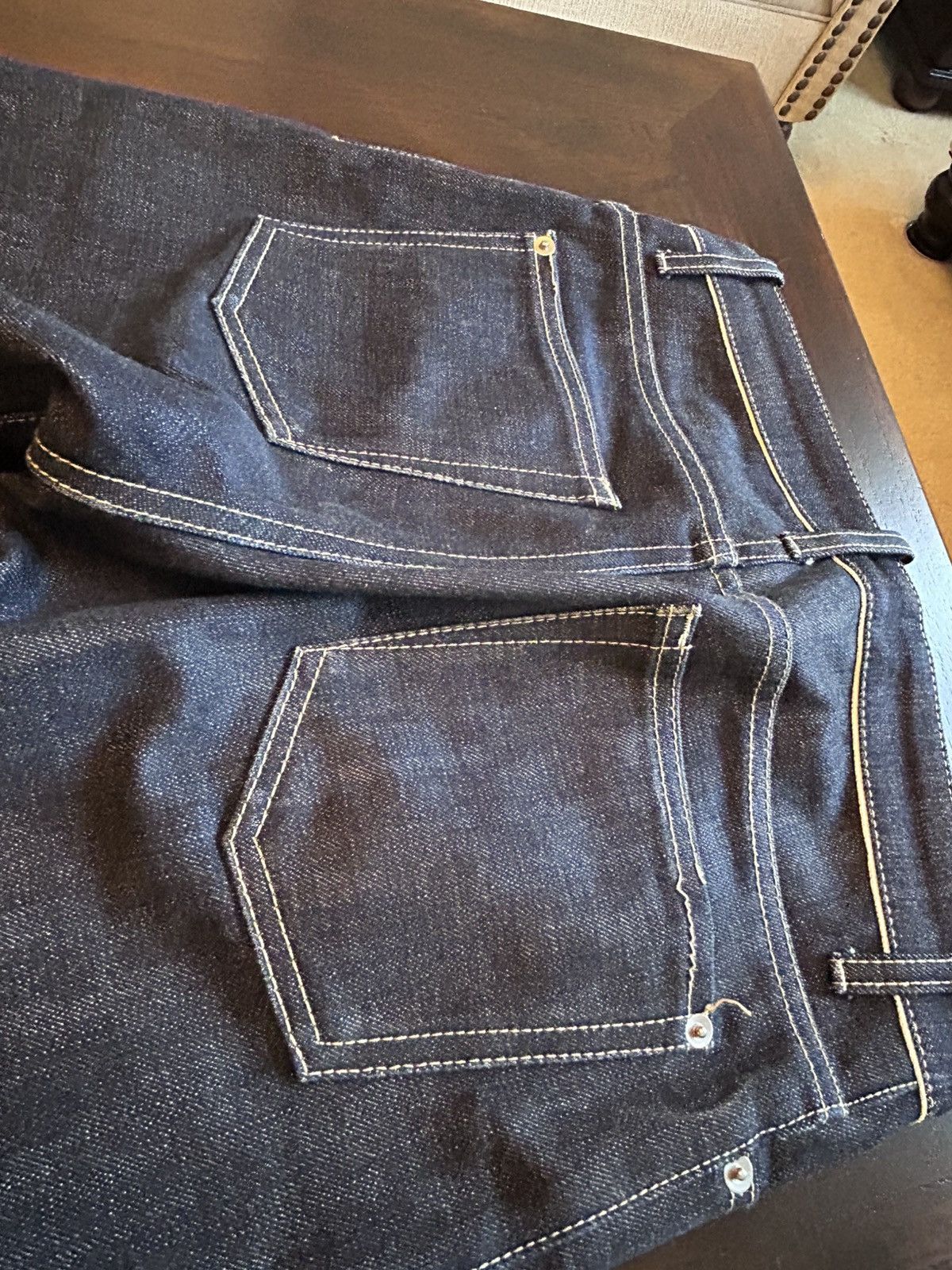 Balenciaga Balenciaga Raw Denim 2010's Skinny Jeans Size US 29 - 3 Thumbnail