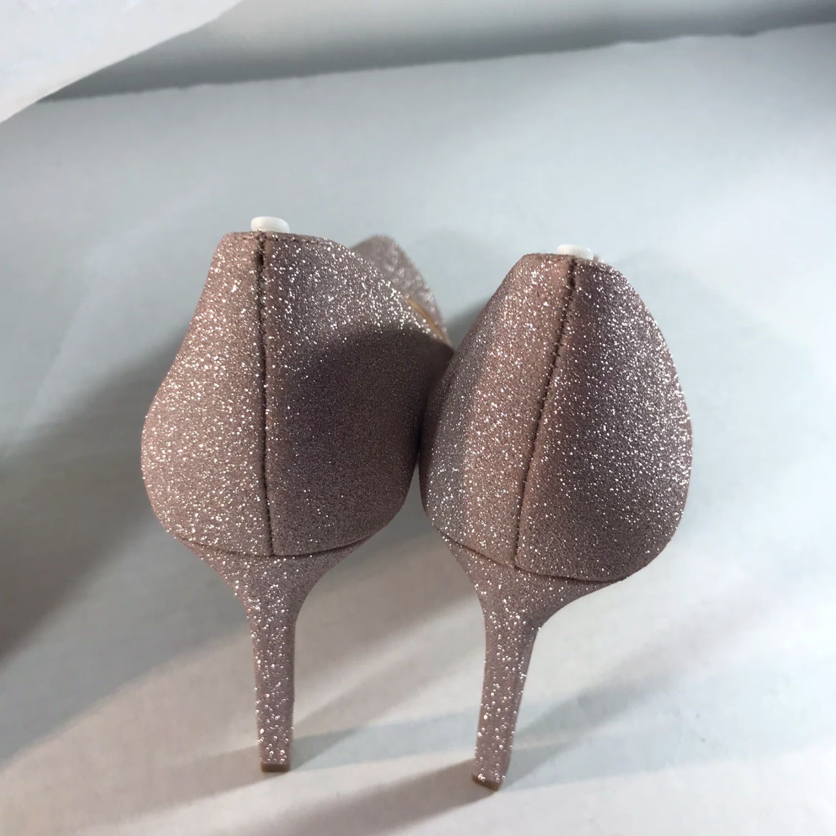 Nine West Nine West Tatiana3 Pink Glitter Faux Leather Pump Women's Size 8M High Heel Stiletto Size US 8 / IT 38 - 3 Thumbnail