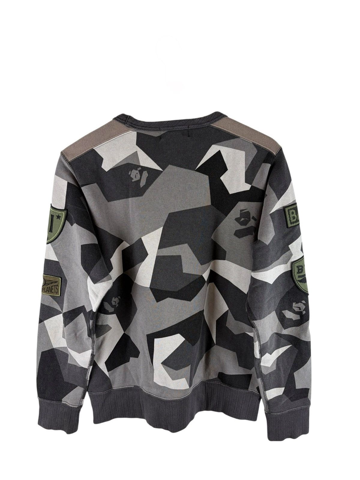 Bape SS18 Bape Splinter Camo Patched Wide Crewneck Size US S / EU 44-46 / 1 - 4 Thumbnail