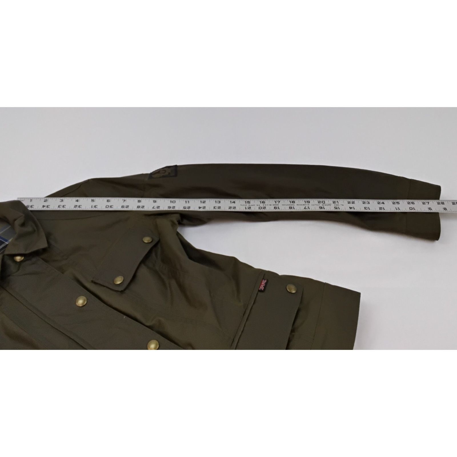 Belstaff Belstaff Waxed Tin Cloth Jacket Men's 42 Brown narrow waist Size US S / EU 44-46 / 1 - 15 Thumbnail