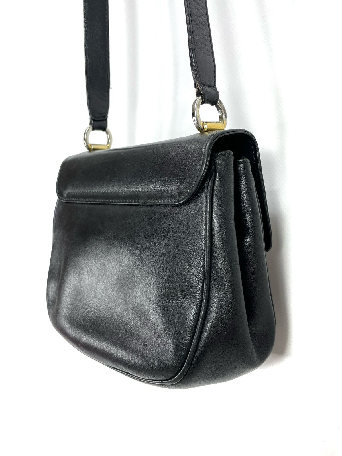 Salvatore Ferragamo Salvatore Ferragamo Vintage Gancini Mini Leather Bag Size ONE SIZE - 3 Thumbnail