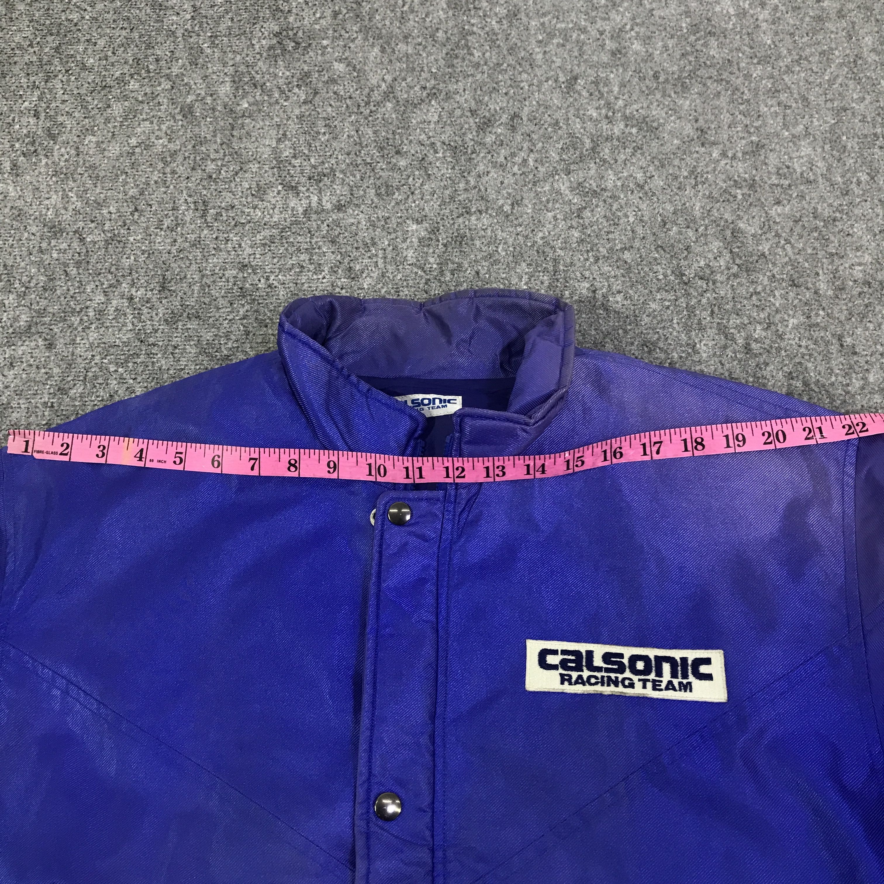 Japanese Brand Vintage calsonic racing team Faded jacket K126B5 Size US L / EU 52-54 / 3 - 6 Thumbnail