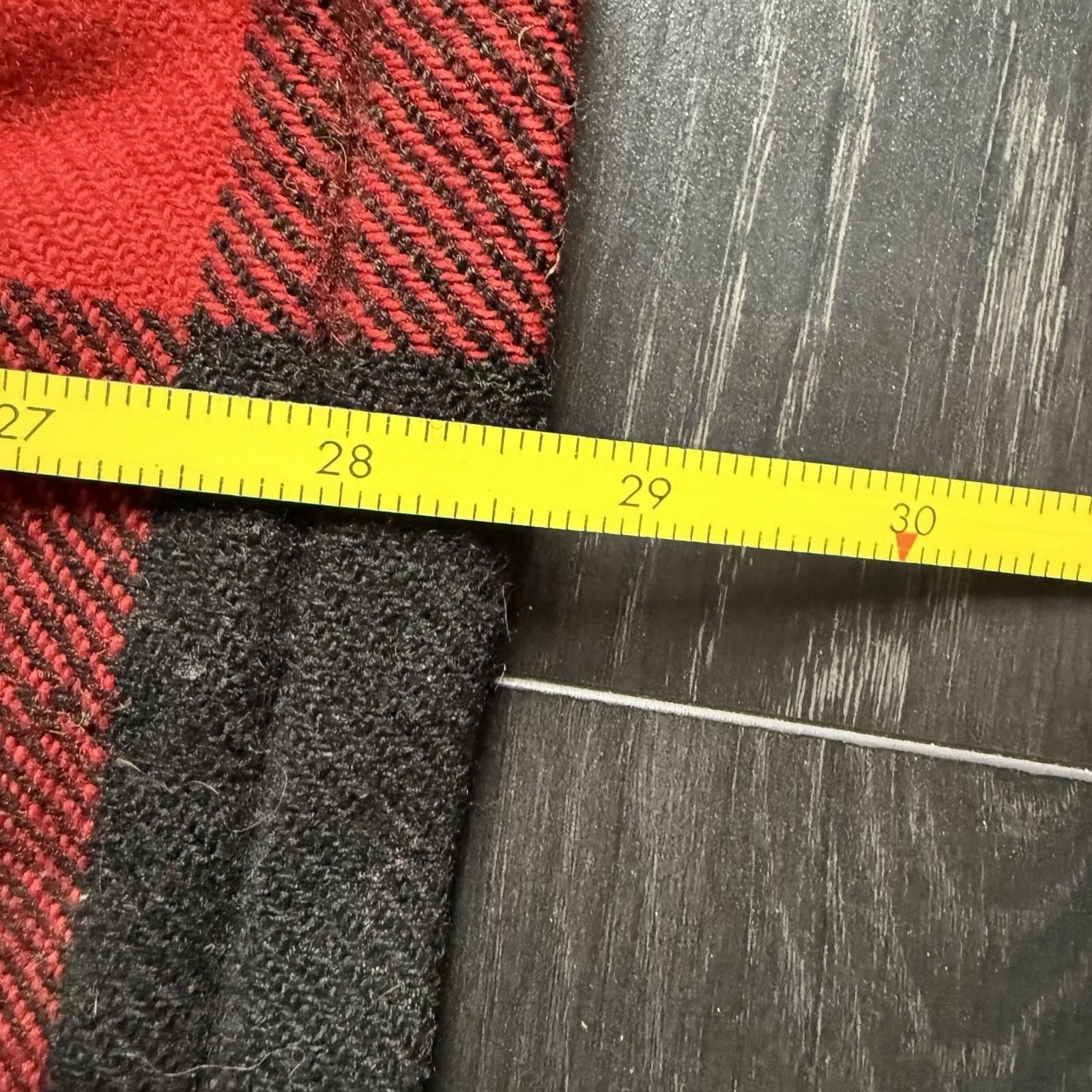 Woolrich Woolen Mills VTG Woolrich Men’s Plaid Flannel Zip Up Jacket Sz L Wool Red Size US L / EU 52-54 / 3 - 4 Thumbnail