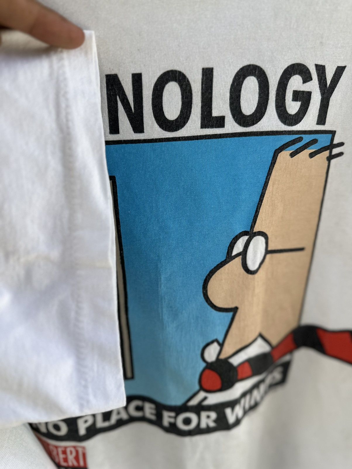 Apple Thrashed Vintage 90s Dilbert Softwear Technology Faded Tee Size US XL / EU 56 / 4 - 6 Thumbnail