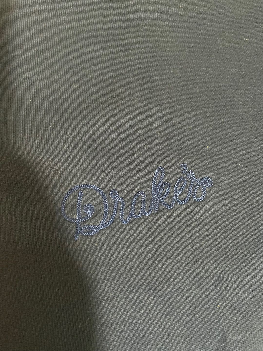 Drake's Drake's X Black Ivy Logo Embroidered Cotton Sweatshirt Size US L / EU 52-54 / 3 - 2 Thumbnail