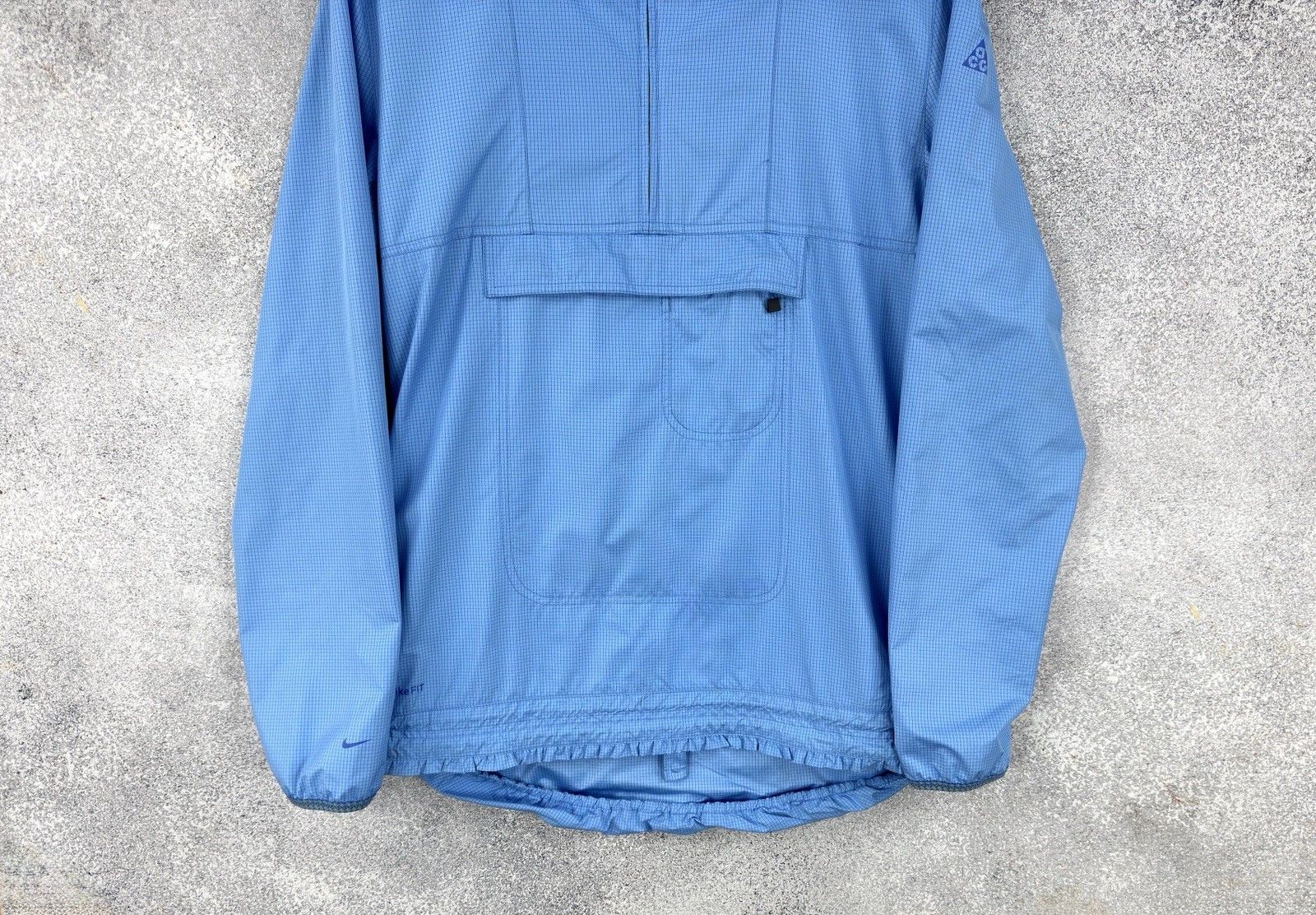 Nike ACG Nike ACG Vintage 2000s Ripstop Pullover Blue Anorak Jacket Size XL / US 12-14 / IT 48-50 - 7 Thumbnail