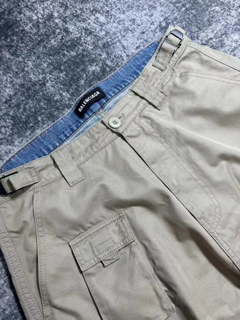 Balenciaga Balenciaga Hybrid Cargo Shorts and Denim Pants-2507 Size US 30 / EU 46 - 4 Thumbnail