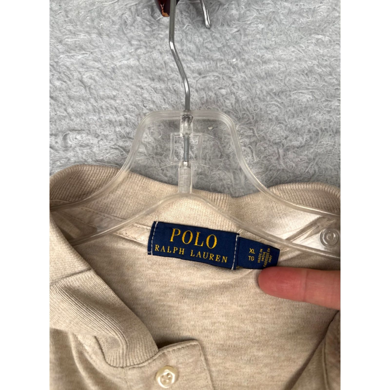 Ralph Lauren Ralph Lauren Polo Shirt Adult XL Beige 100% Cotton Short Sleeve Regular Fit Men’s Polo Shirt Beige 100% Cotton Modern Sports Mens Size US XL / EU 56 / 4 - 7 Thumbnail