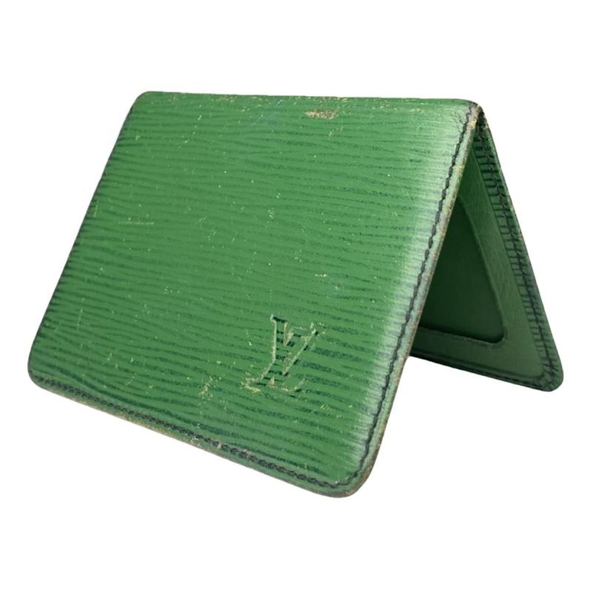 Louis Vuitton Green Leather Purse Size ONE SIZE - 1 Thumbnail