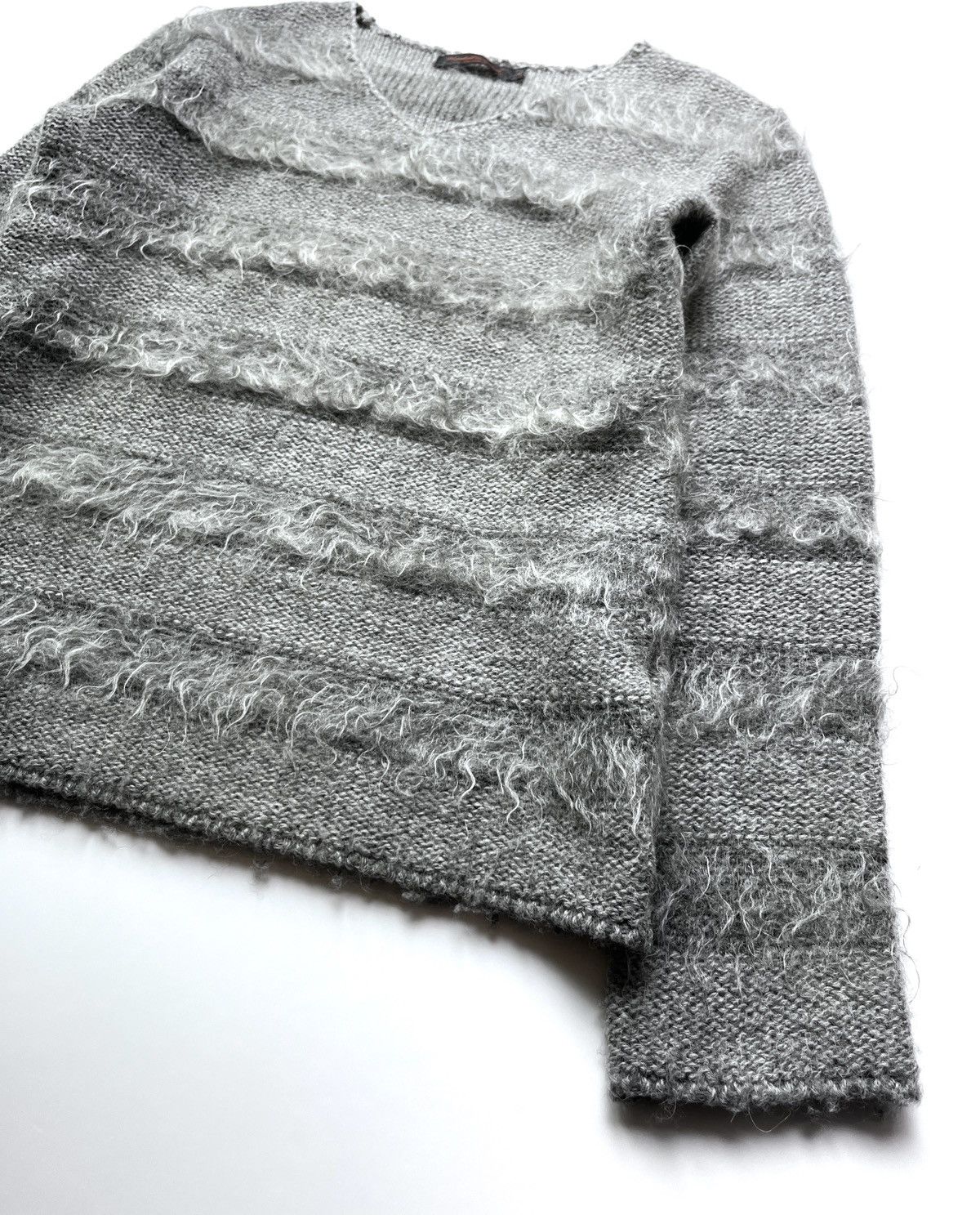 Jun Takahashi Undercover AW03’ Paperdoll grey striped mohair Size US M / EU 48-50 / 2 - 9 Thumbnail