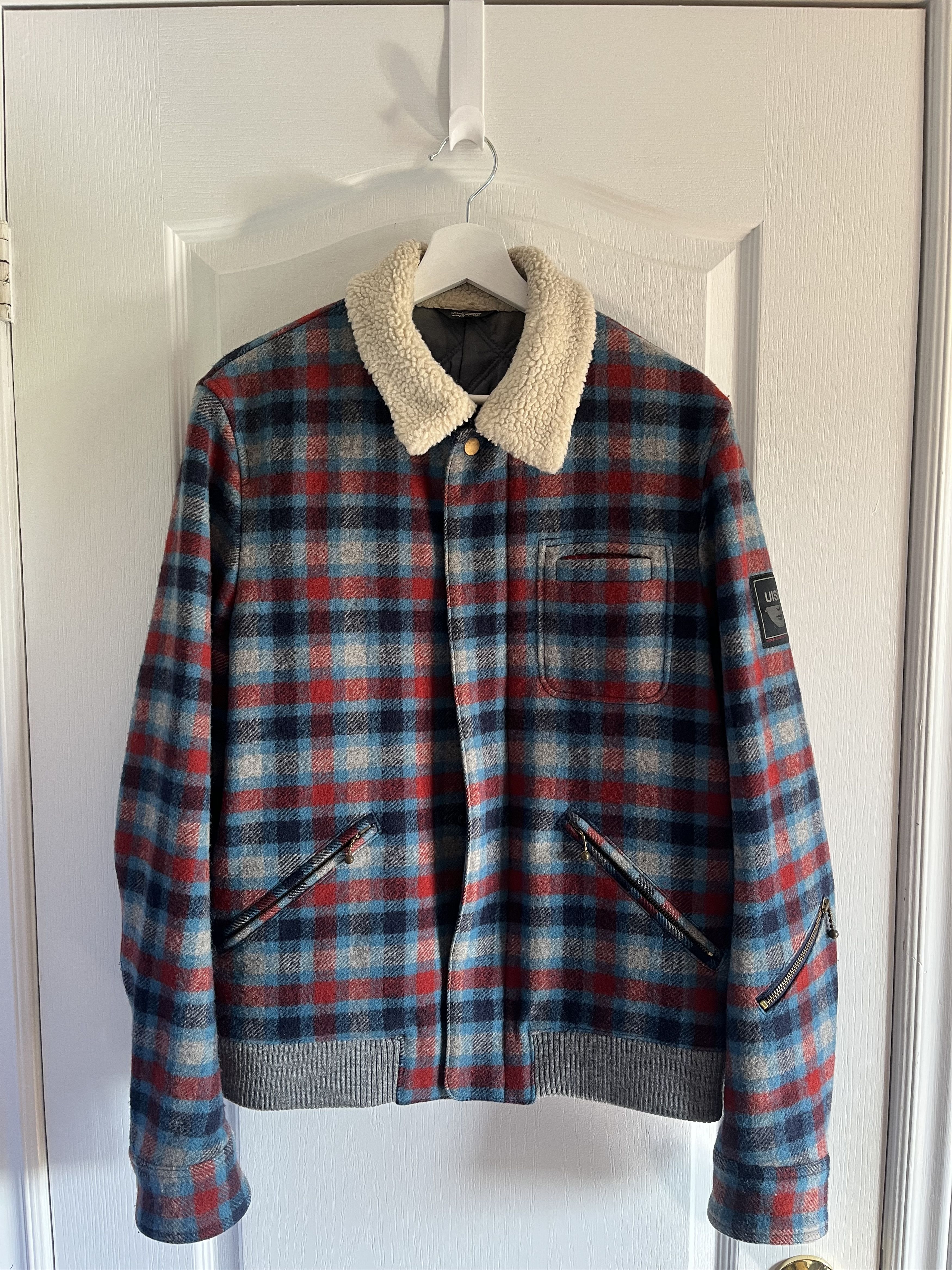 Undercover Undercover UISM Tartan Sherpa Collar Jacket Size US L / EU 52-54 / 3 - 1 Thumbnail