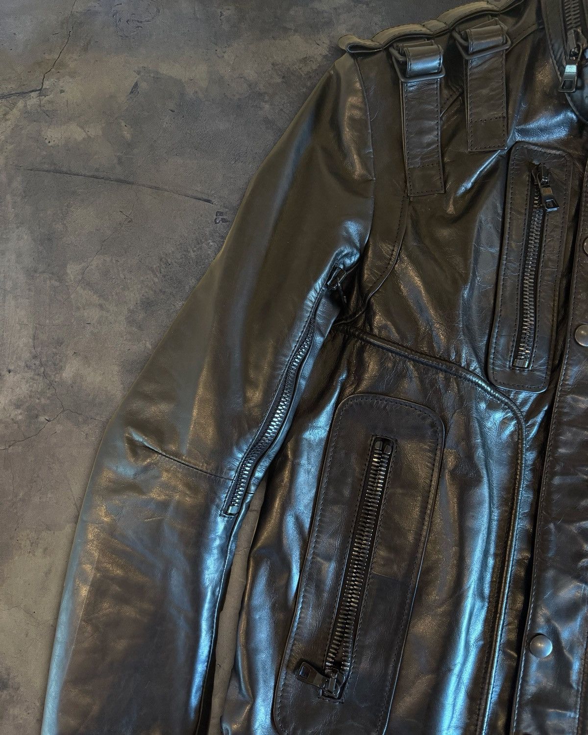 Balmain BALMAIN SS2011 LEATHER MOTARDO JACKET Size US S / EU 44-46 / 1 - 3 Thumbnail
