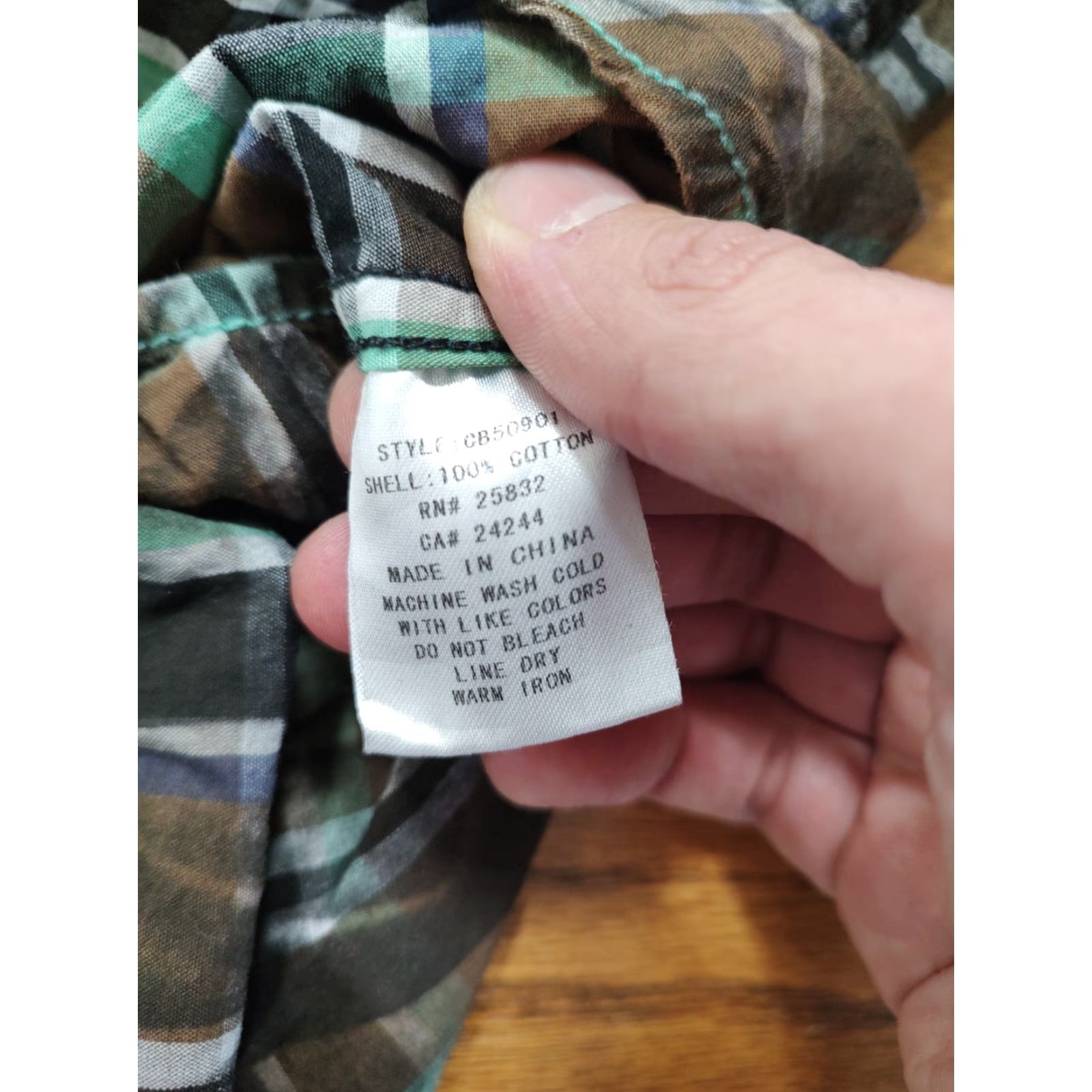 Vintage VINTAGE Cowboy Up Western Brown Plaid Pearl Snap Shirt Mens Large Casual Western Size US L / EU 52-54 / 3 - 5 Thumbnail