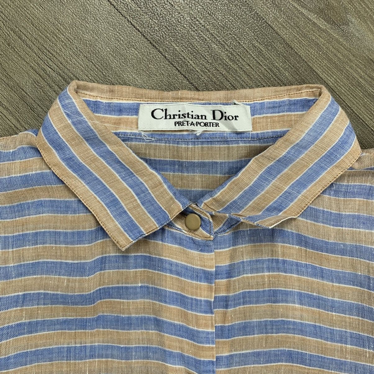 Christian Dior Monsieur Christian Dior Pret-A-Porter Double Pocket Stripe Shirt Size US M / EU 48-50 / 2 - 3 Thumbnail