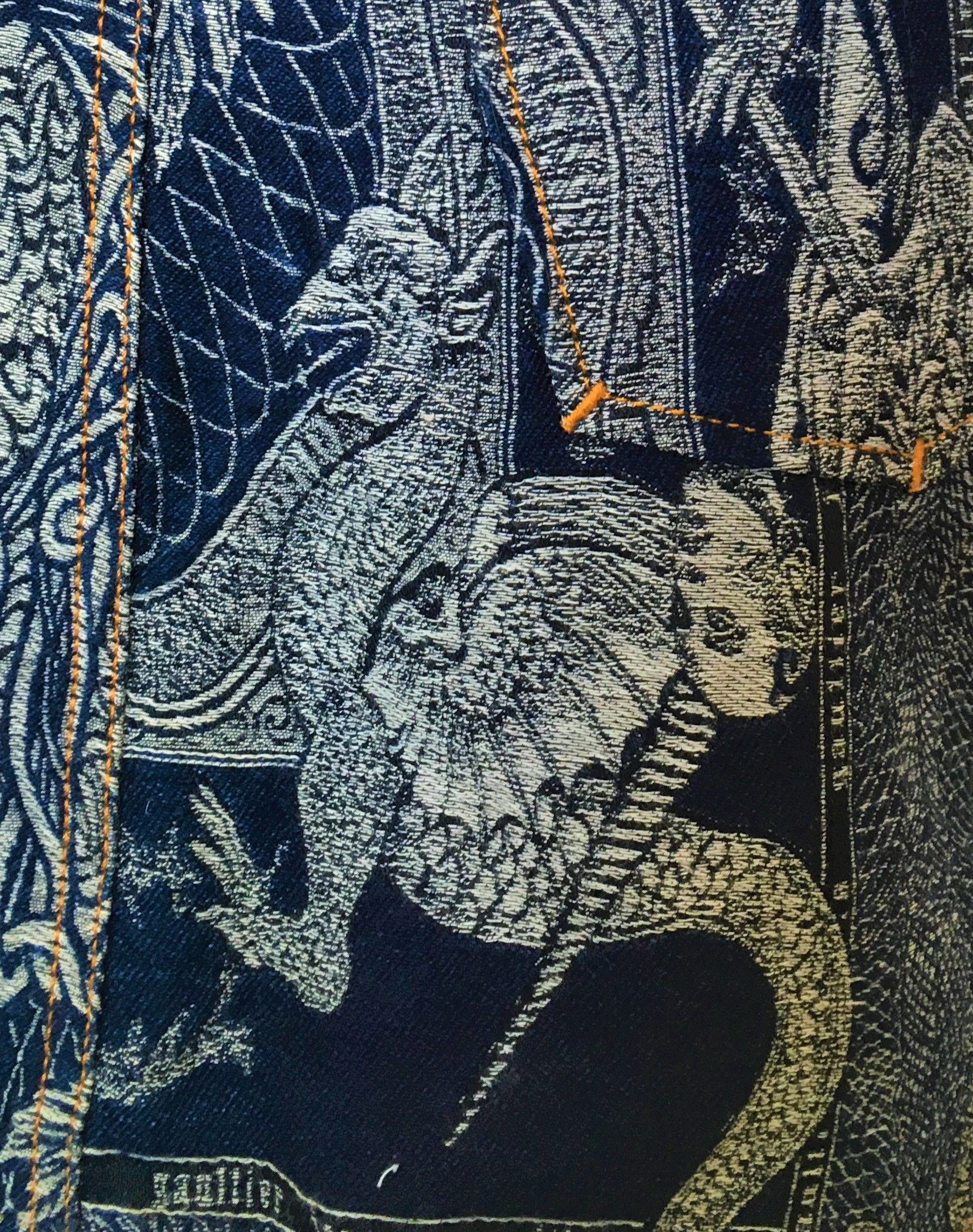 Jean Paul Gaultier Jean Paul Gaultier Dragon Pegasus Bull Baroque Mini Skirt Size 26" / US 2 / IT 38 - 3 Thumbnail