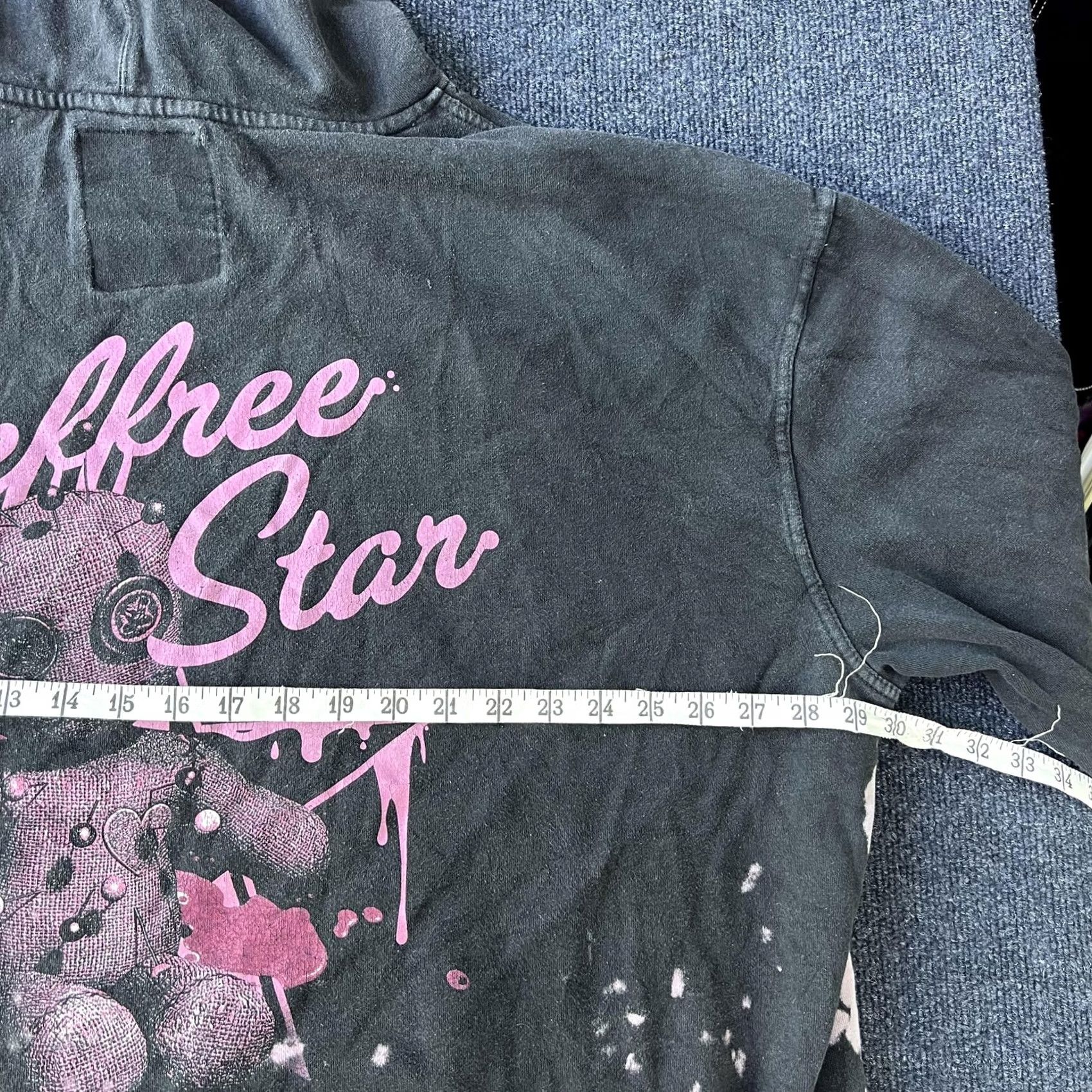 Vintage VINTAGE Jeffree Star Fashion Hoodie Mens 3XL Black Pink Bleach Dye Teddy Bear Graphic Size US XXL / EU 58 / 5 - 5 Thumbnail