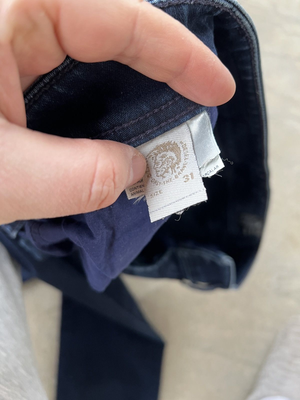Diesel Diesel Sleenker Slim Skinny Jeans Size US 31 - 7 Thumbnail