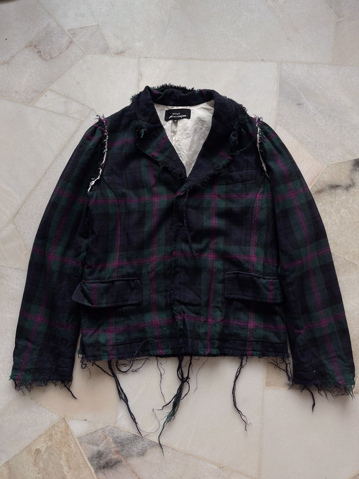 Comme des Garcons AD2004 Comme Des Cargons Grunge Distressed Jacket 96 Size M / US 6-8 / IT 42-44 - 14 Thumbnail
