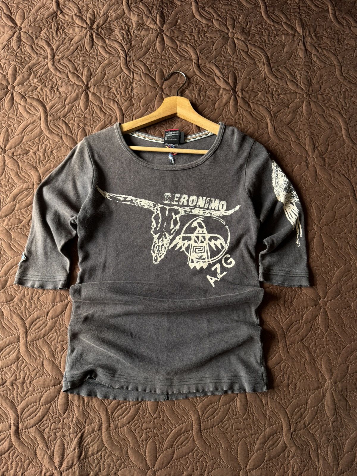 If Six Was Nine Gerorimo native american style design three quarter Size S / US 4 / IT 40 - 1 Thumbnail