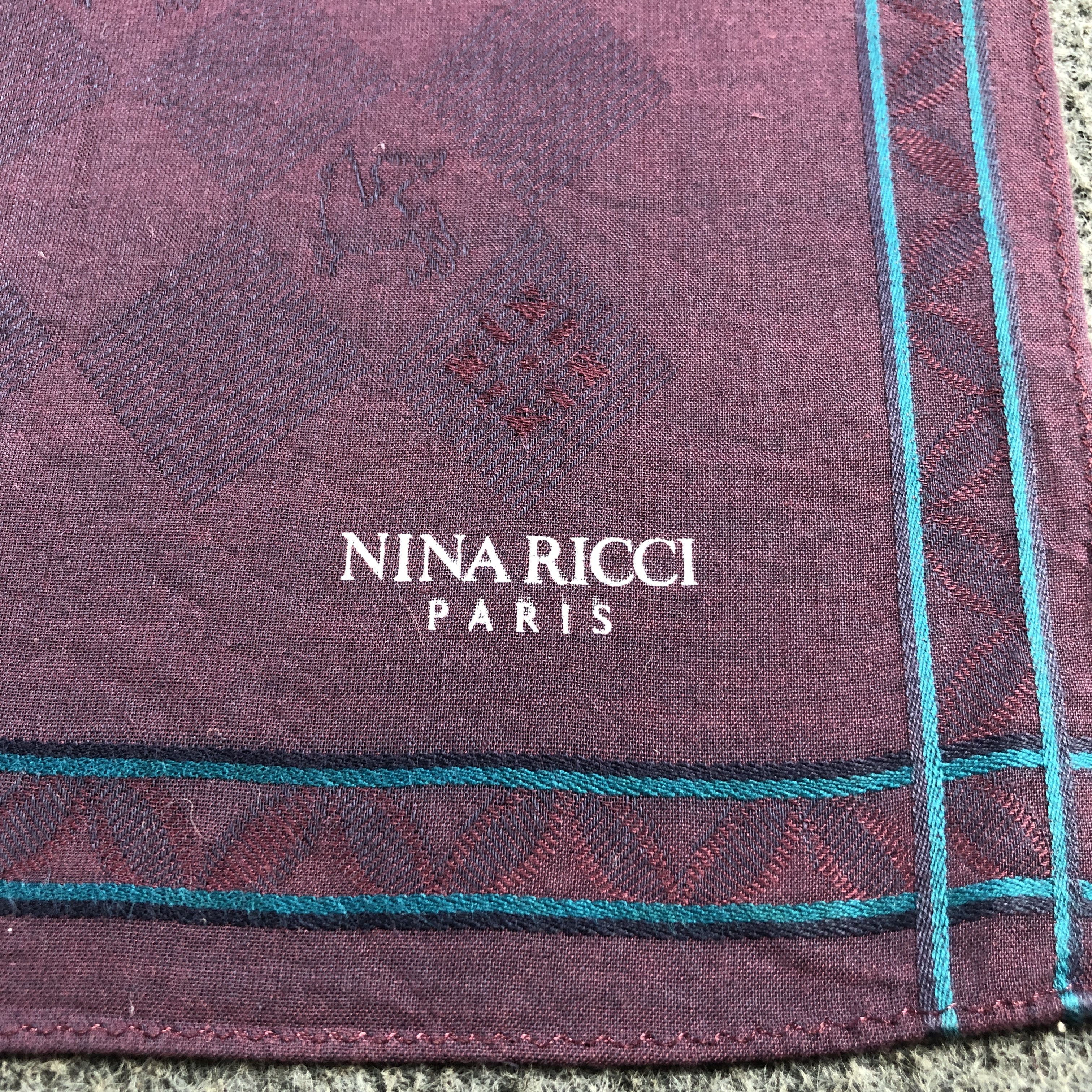 Nina Ricci Nina Ricci Handkerchief Neckerchief Bandana H2434 Size ONE SIZE - 4 Thumbnail