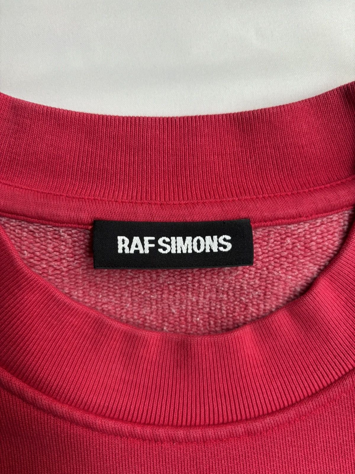 Raf Simons Raf Simons Dip Dye Red/Pink Crewneck Sweatshirt US M Size US M / EU 48-50 / 2 - 6 Thumbnail