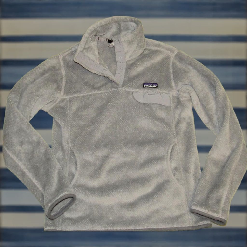 Patagonia PATAGONIA Grey Re Tool Snap T Fleece Jacket Medium M Women Size M / US 6-8 / IT 42-44 - 1 Thumbnail