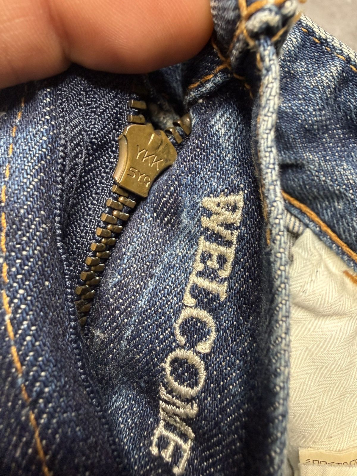 Fragment Design × Vanquish S/S 11 Distressed Jeans With Fragment Logo Size US 30 / EU 46 - 12 Thumbnail