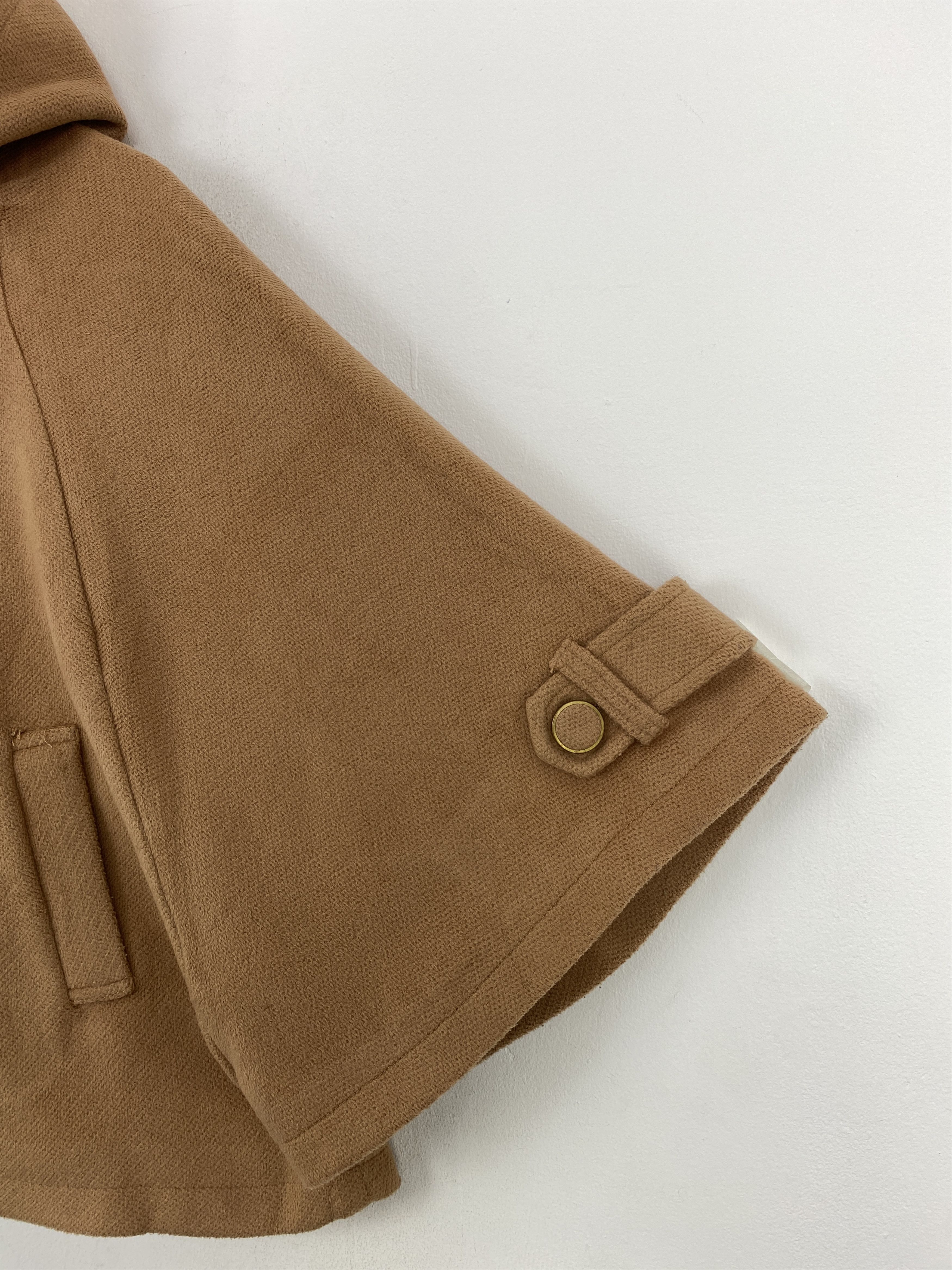 Cloak Vintage Japanese Brand Brown Cloaks and Capes Hooded JA0109 Size US L / EU 52-54 / 3 - 10 Thumbnail