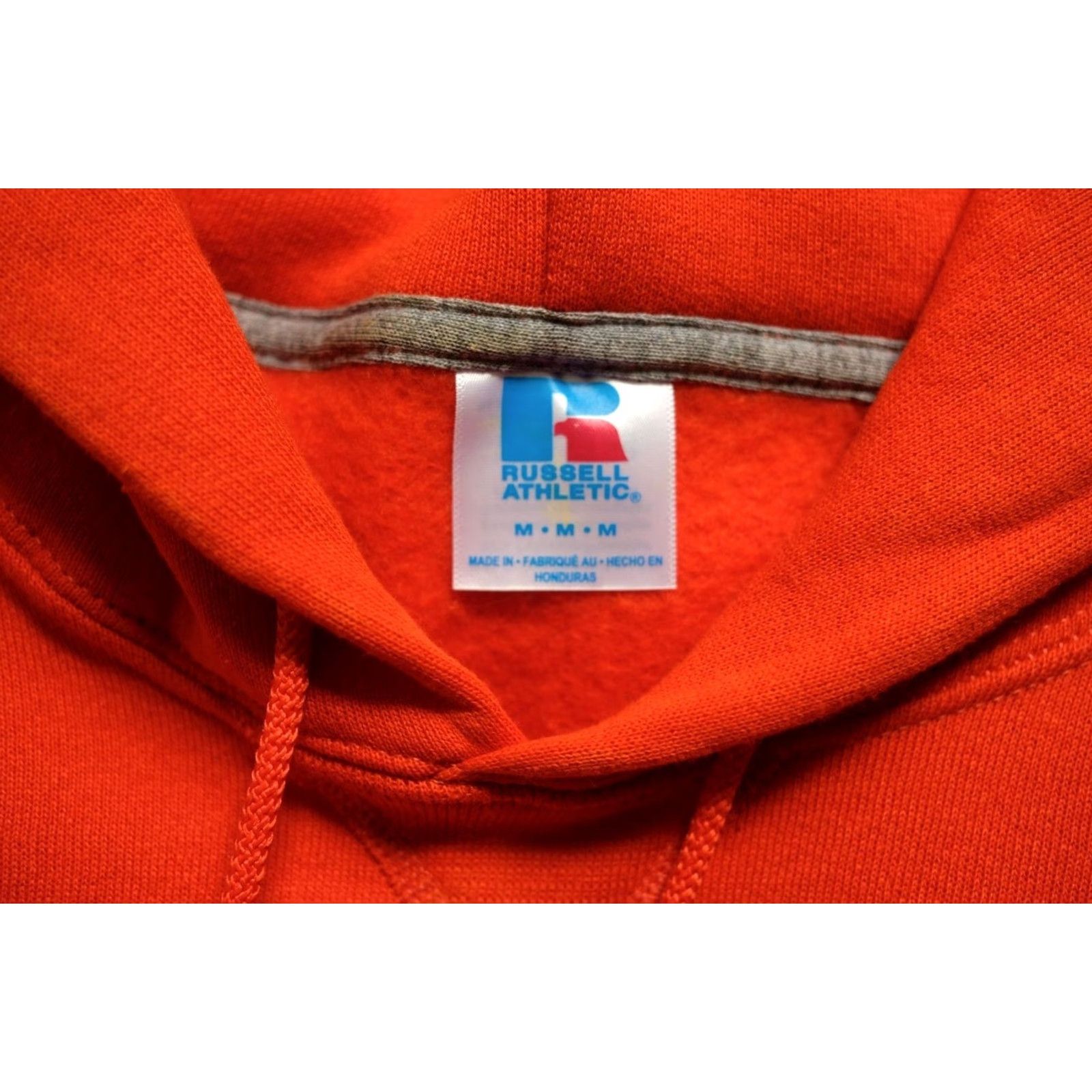 Russell Athletic VINTAGE Russell Athletic Hoodie Mens Size M Orange Retro Sports Pullover Hooded Sweatshirt Sweatshirt Size US M / EU 48-50 / 2 - 7 Thumbnail