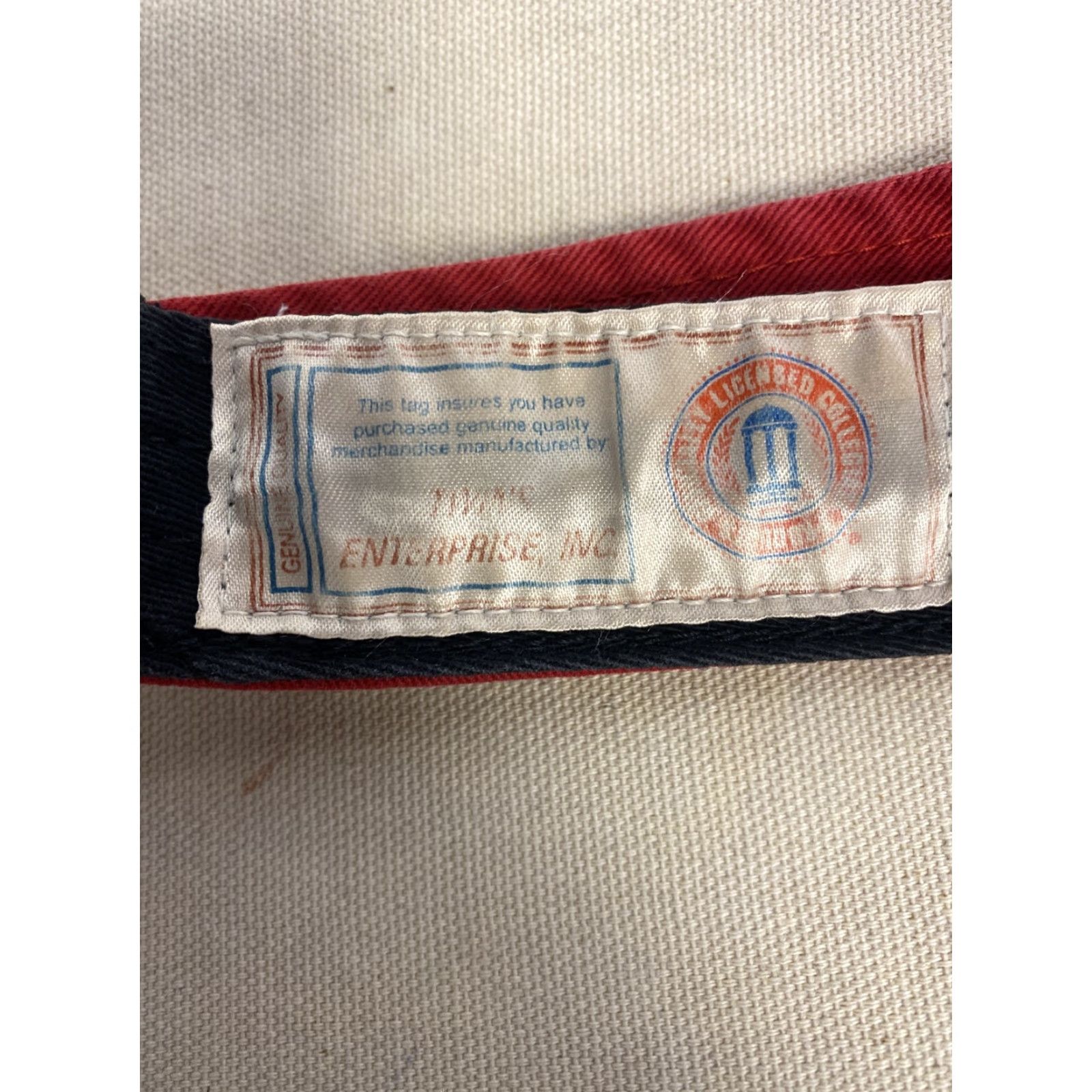 Vintage Georgia University Bulldogs Red Golf Visor Unisex Adults Adjustable Sun Cap Size ONE SIZE - 6 Thumbnail