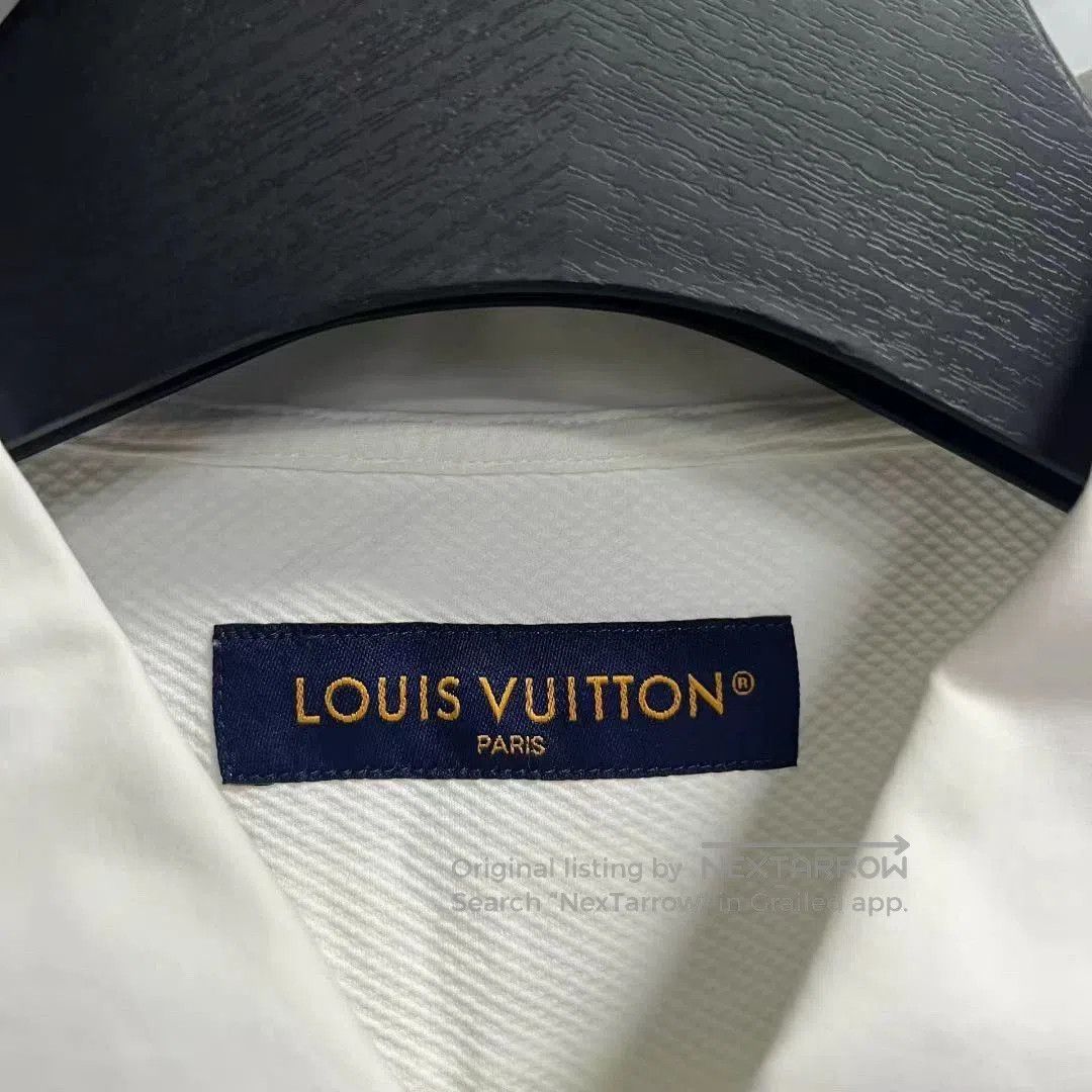 Louis Vuitton louis vuitton white short sleeve polo shirt. Size US XL / EU 56 / 4 - 3 Thumbnail