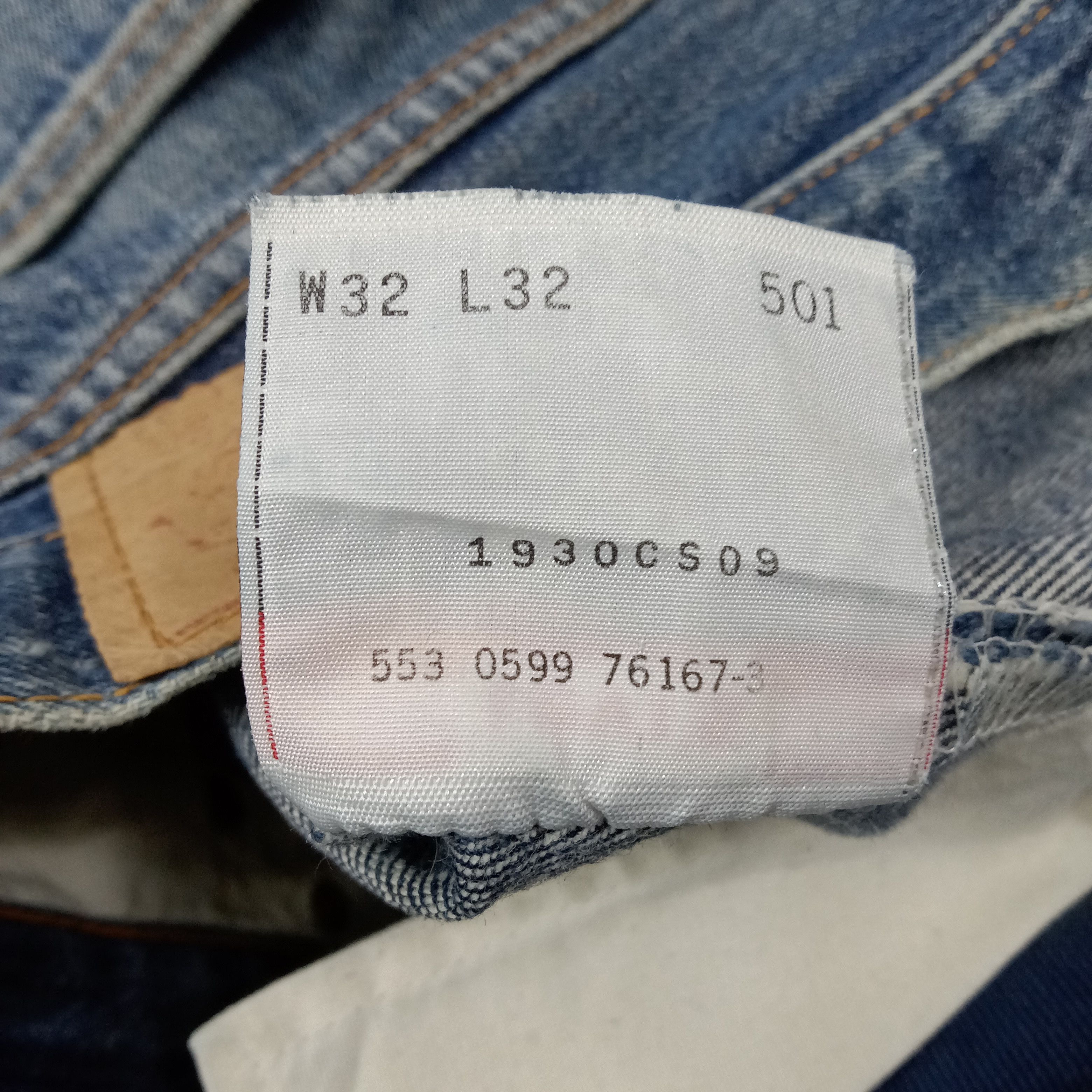 Levi's Levi's 501 American Distressed Style Denim Jeans C235N18 Size US 30 / EU 46 - 15 Thumbnail