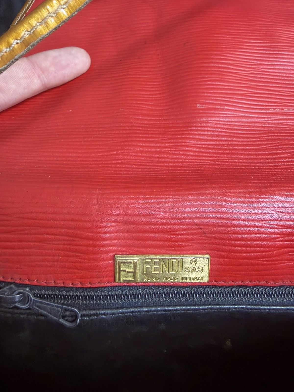 Fendi Vintage Fendi Zucca Messenger Bag Size ONE SIZE - 11 Thumbnail