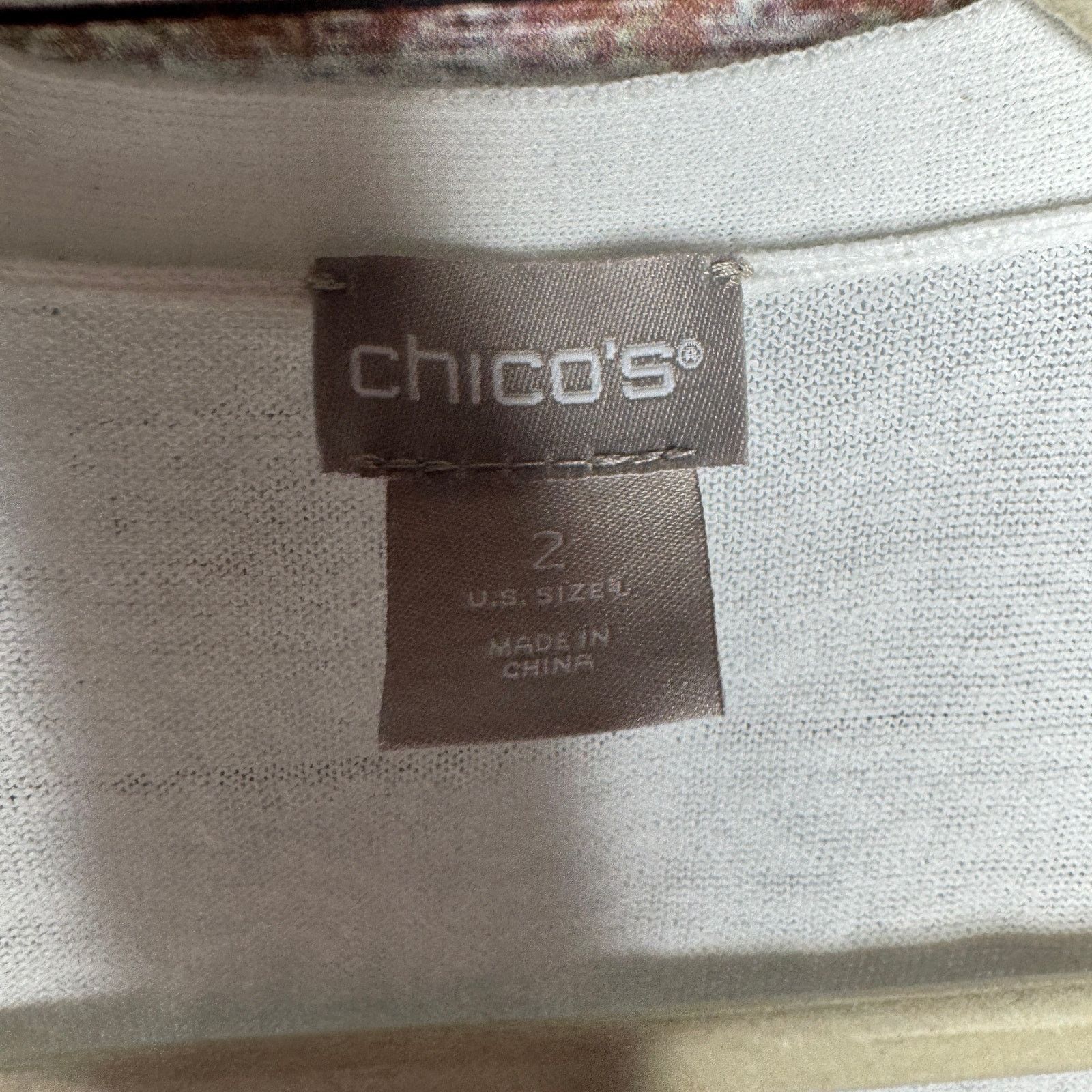 Chicos Chico's White Thin Long-sleeve Cardigan Sweater US lg Size L / US 10 / IT 46 - 2 Thumbnail