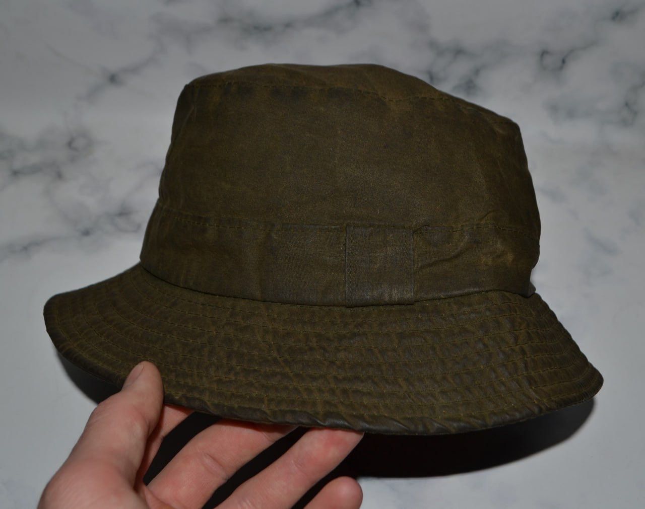 Barbour Barbour Wax Cotton Bucket Hat Plaid Men’s S Olive Size ONE SIZE - 3 Thumbnail
