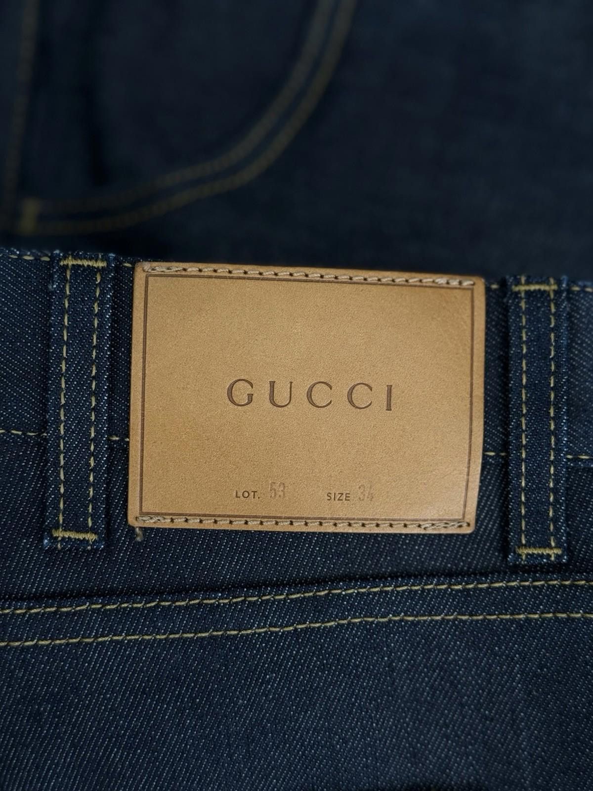 Gucci Gucci Blue Denim Jeans Lot 53 Size (34)$1500 Retail Cost Size US 34 / EU 50 - 12 Thumbnail
