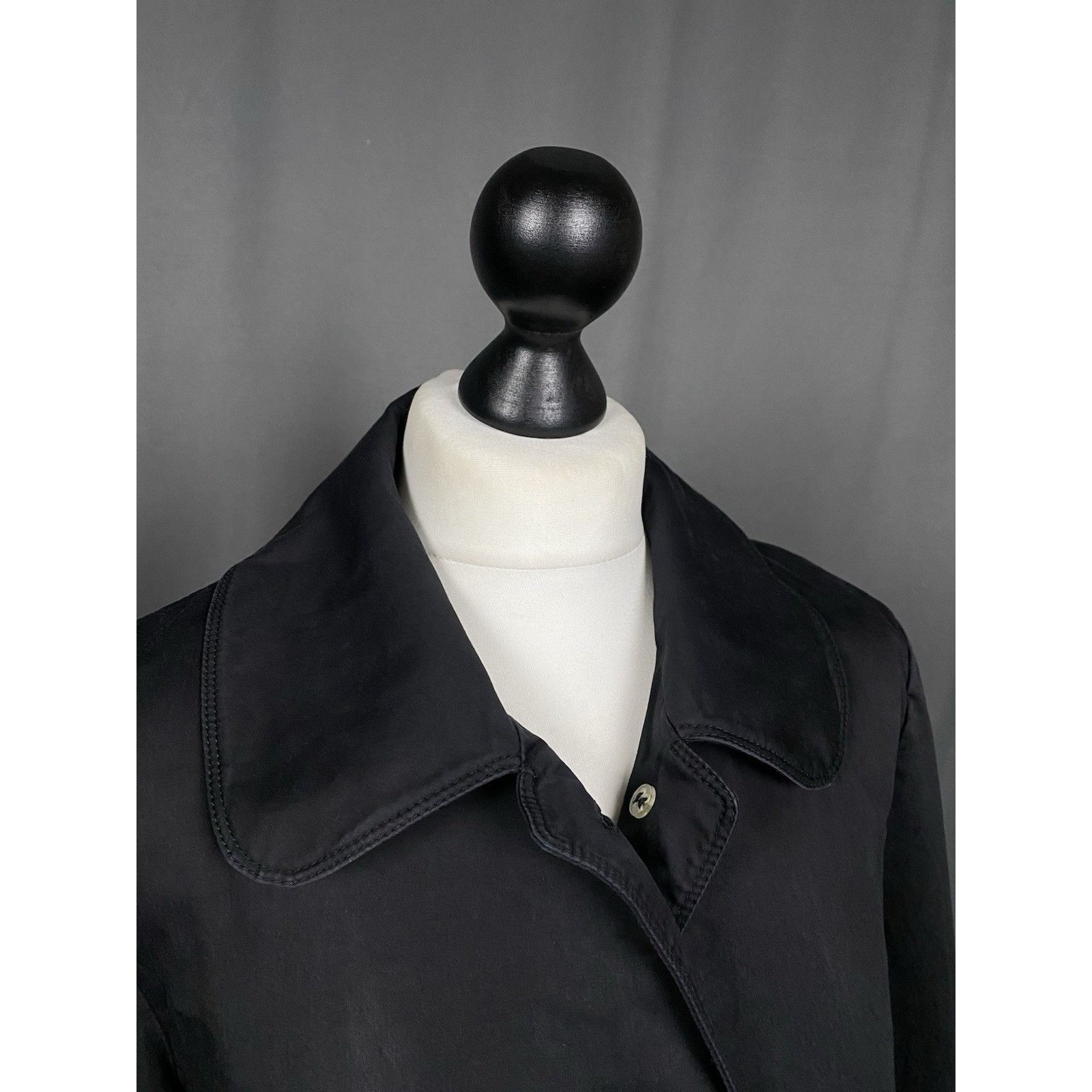Burberry Burberry Nova Check Women's Black Trench Over Coat Size UK 1 Size XL / US 12-14 / IT 48-50 - 7 Thumbnail
