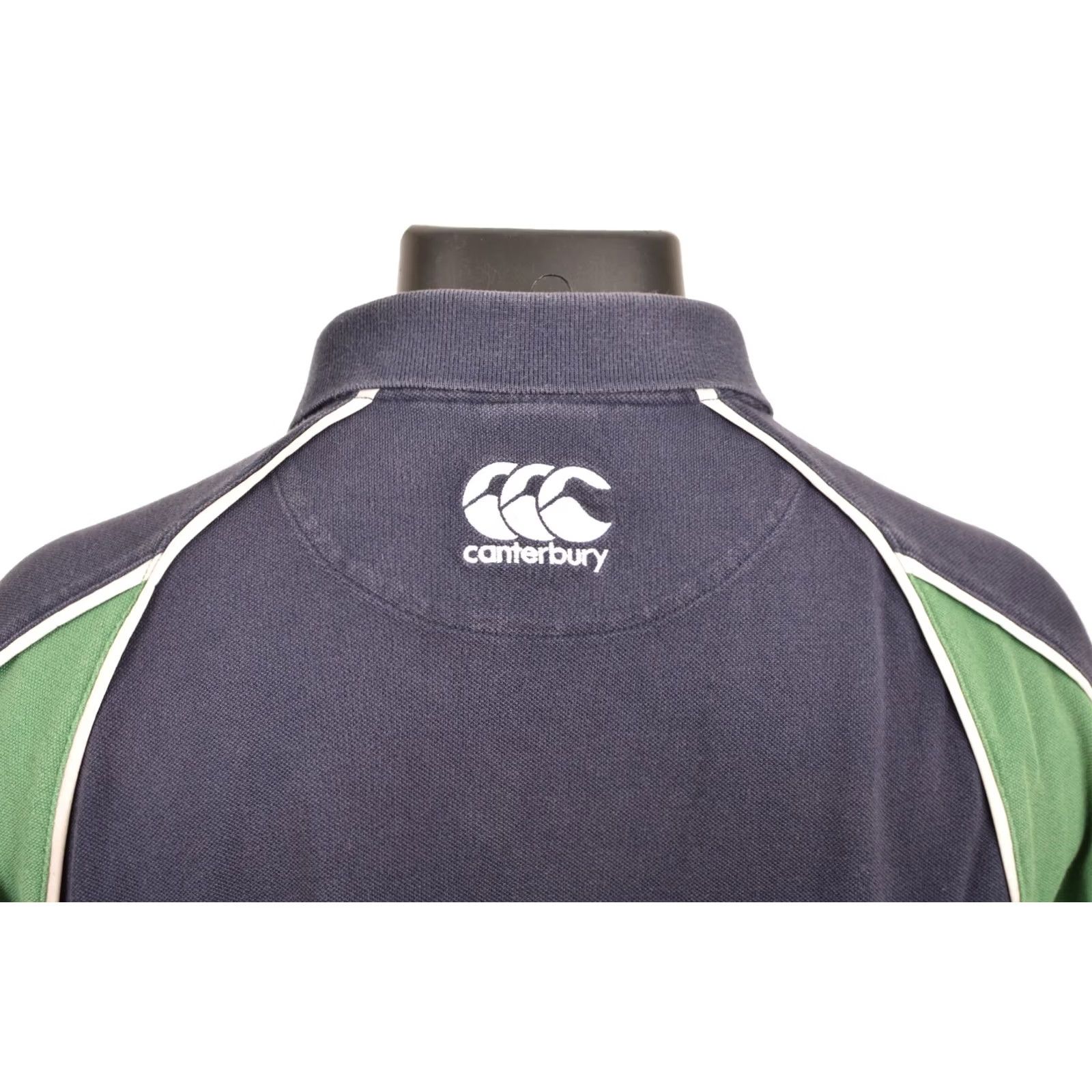 Vintage DDP Canterbury Ireland Vintage 2000s Y2K Rugby Polo Shirt Jersey XL Men Blue Polo Shirt Rugby Jersey Vintage Canterbury Ireland XL Mens Size US XL / EU 56 / 4 - 4 Thumbnail
