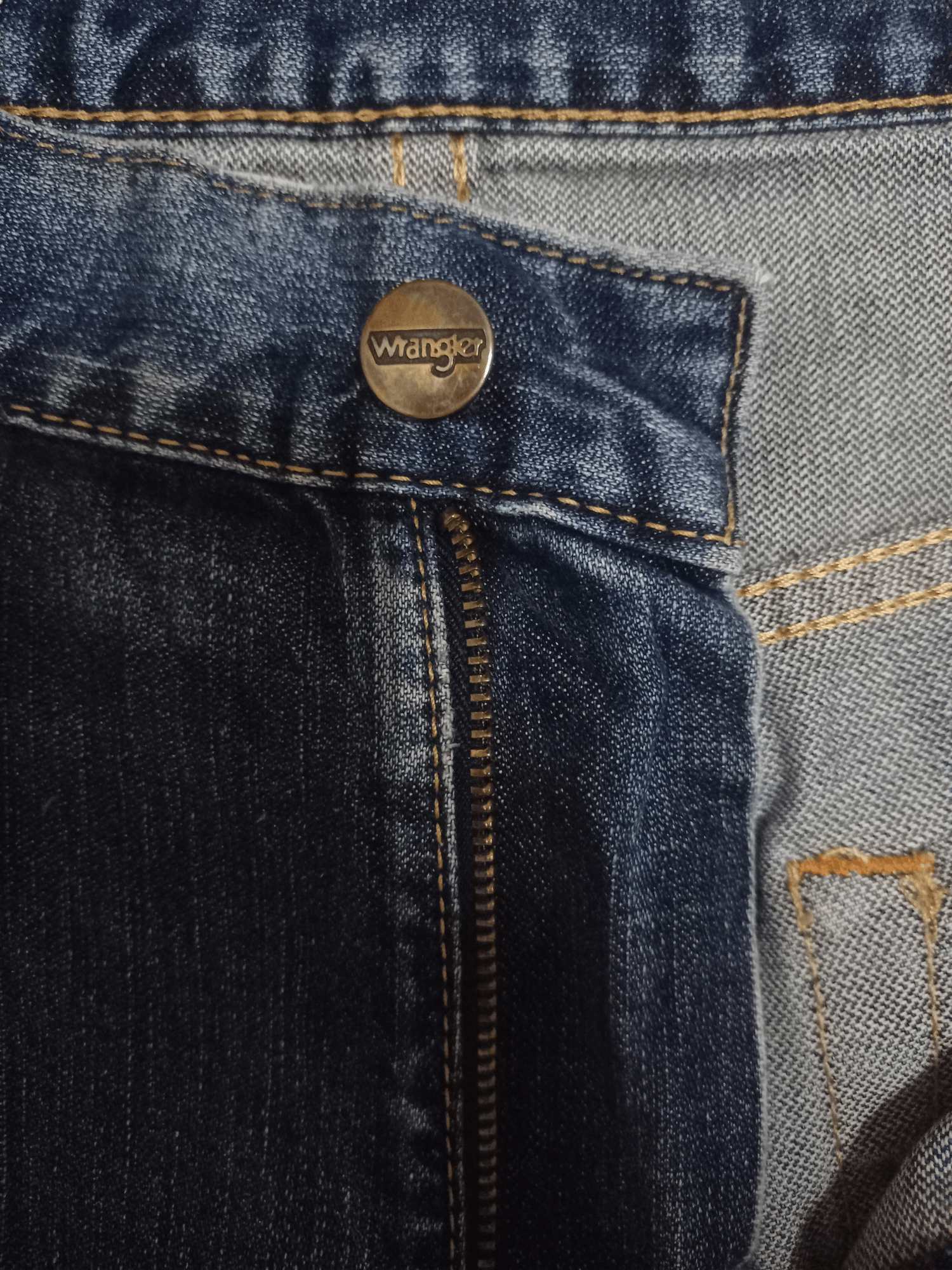 Wrangler Vintage Wrangler Blue Wash Distressed Baggy Jeans 32x28 Size US 32 / EU 48 - 3 Thumbnail
