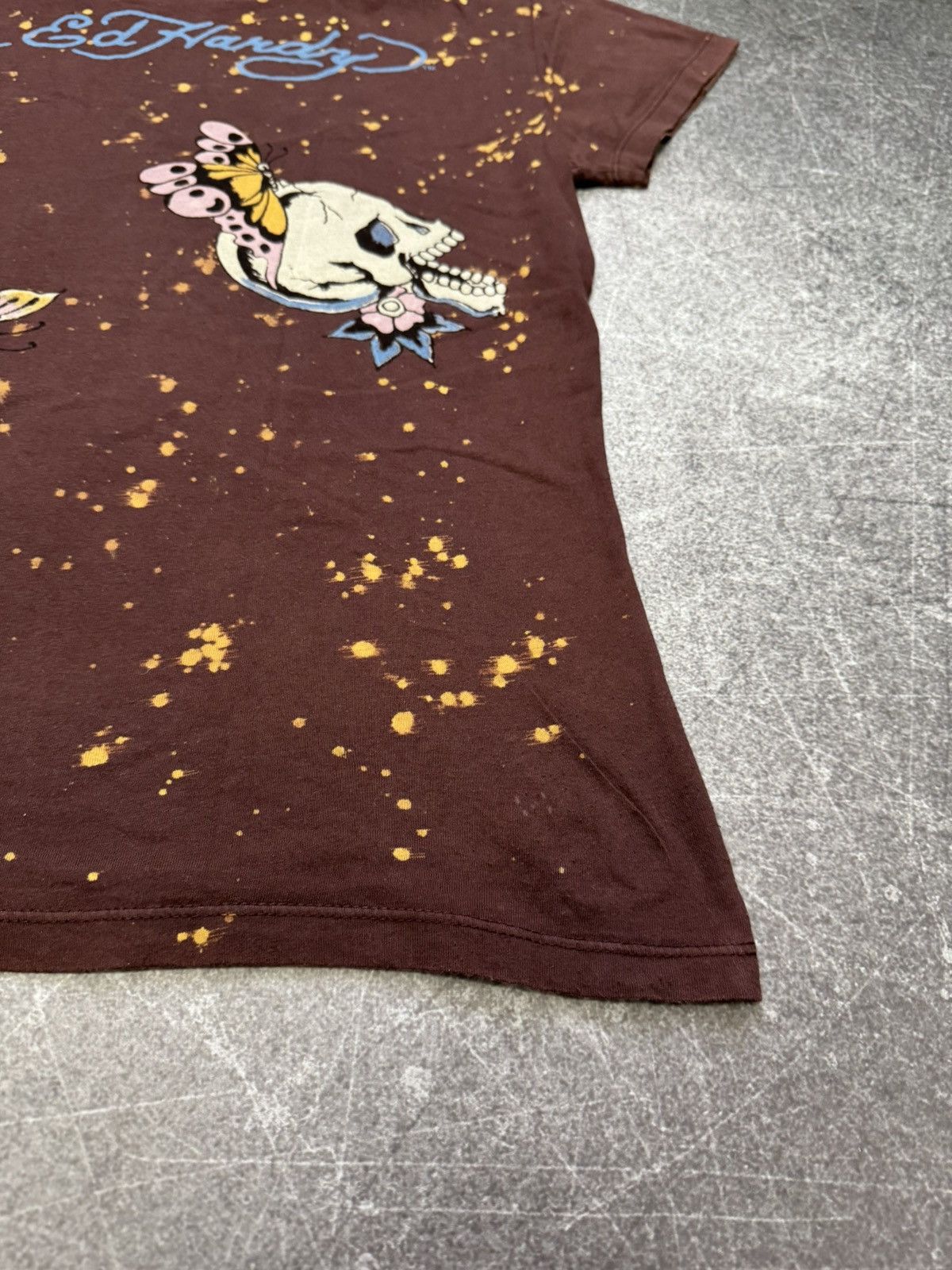 Ed Hardy Ed Hardy Christian Audigier Skull Love Kills Slowly T-shirt Size L / US 10 / IT 46 - 9 Thumbnail