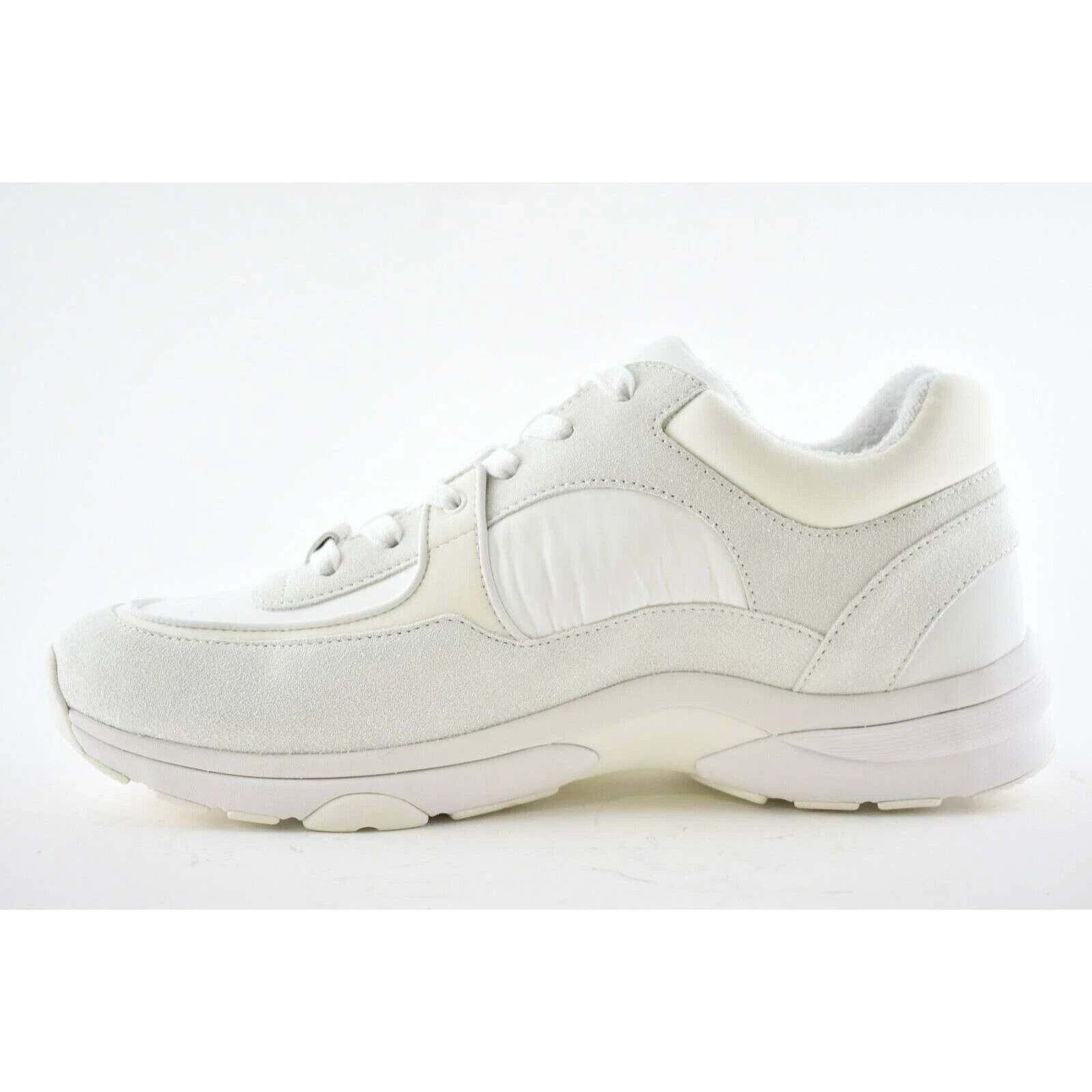 Chanel Chanel Suede Leather Lace Low Top Trainer Sneaker 44 11 Size US 11 / EU 44 - 4 Thumbnail