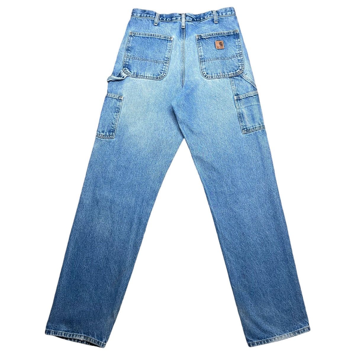 Carhartt × Vintage Vintage 2000s Carhartt Denim Carpenter Dungaree Pants Size US 31 - 2 Thumbnail